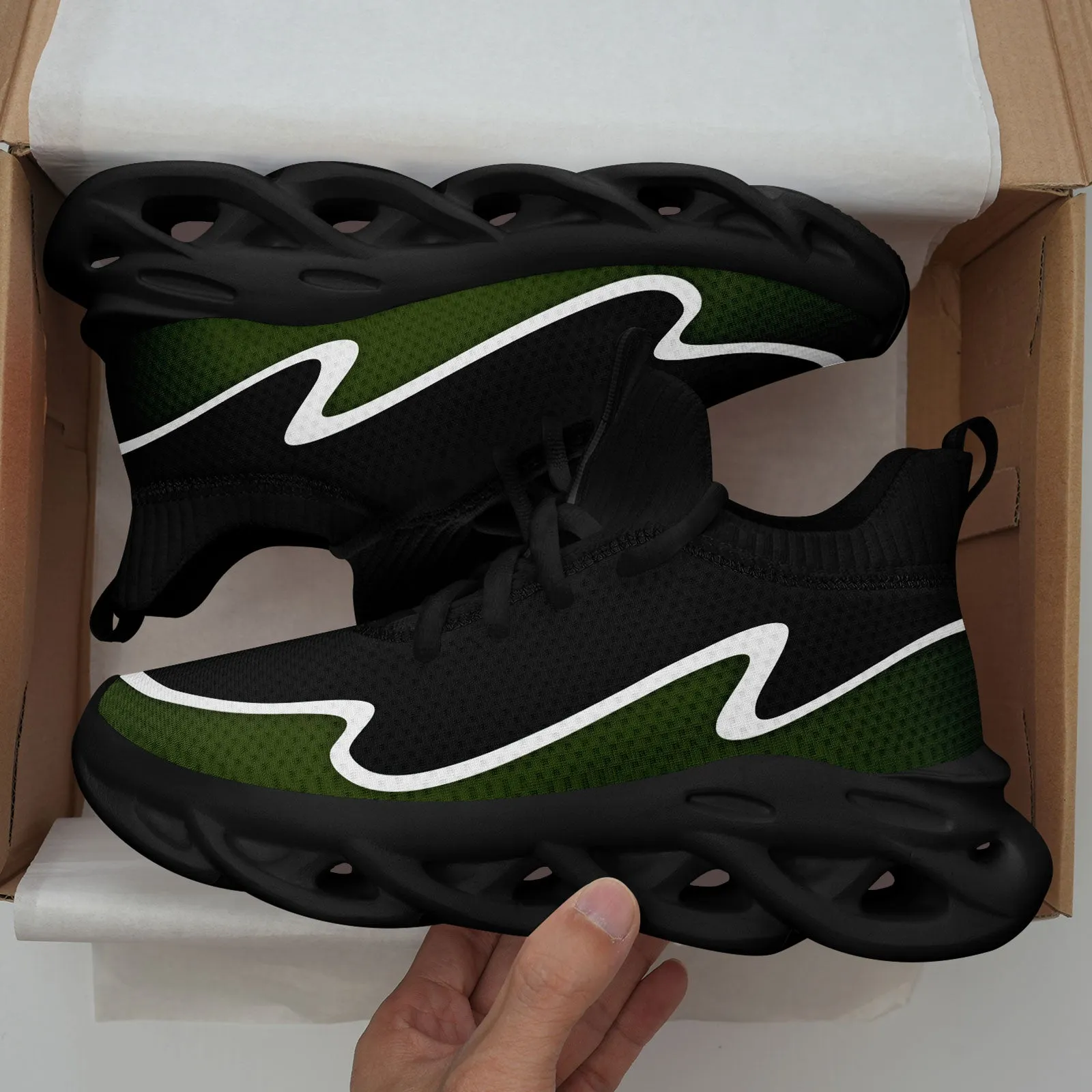 Custom Forest Green Maxsoul Shoes Personalized Sneaker FN030A-E020011-14