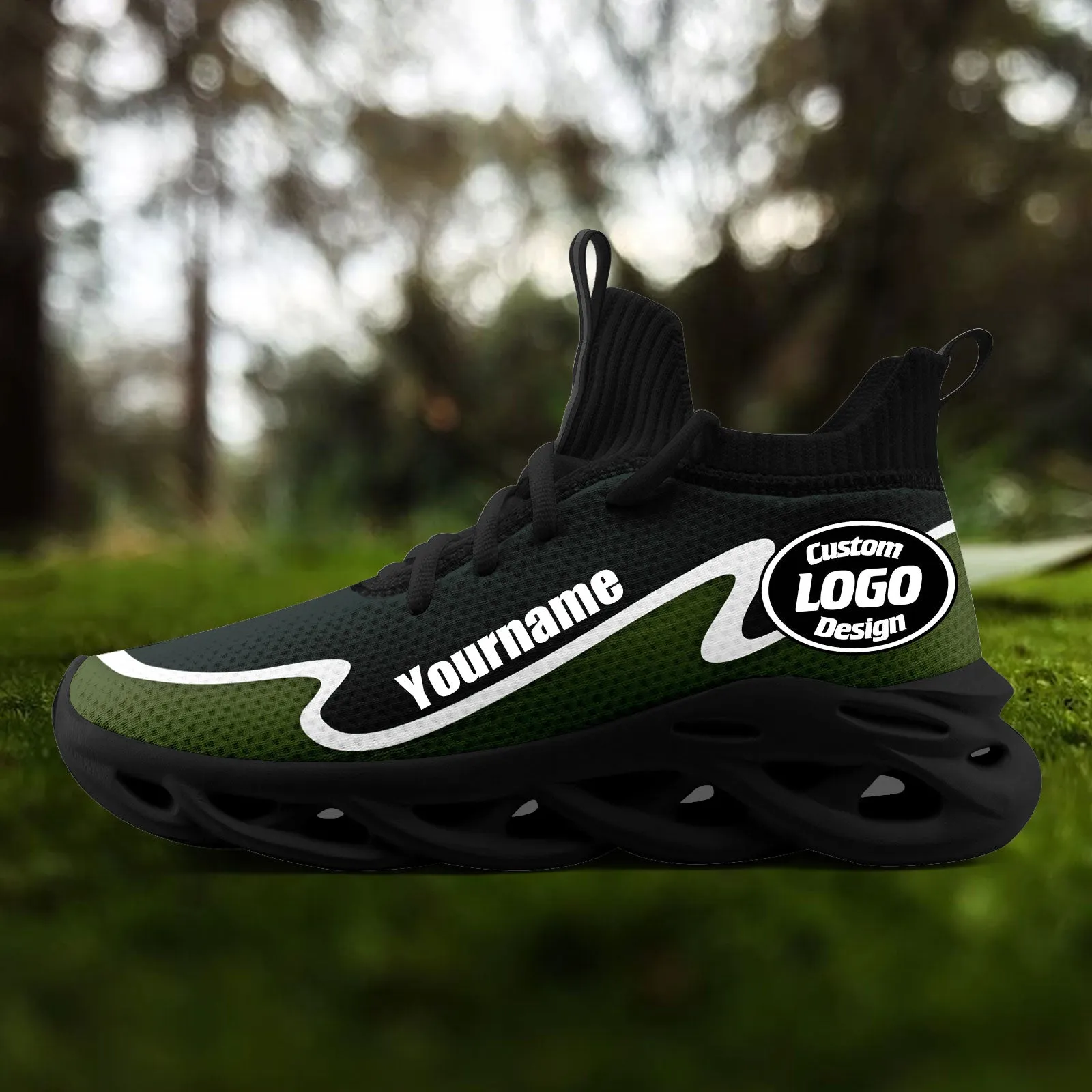 Custom Forest Green Maxsoul Shoes Personalized Sneaker FN030A-E020011-14