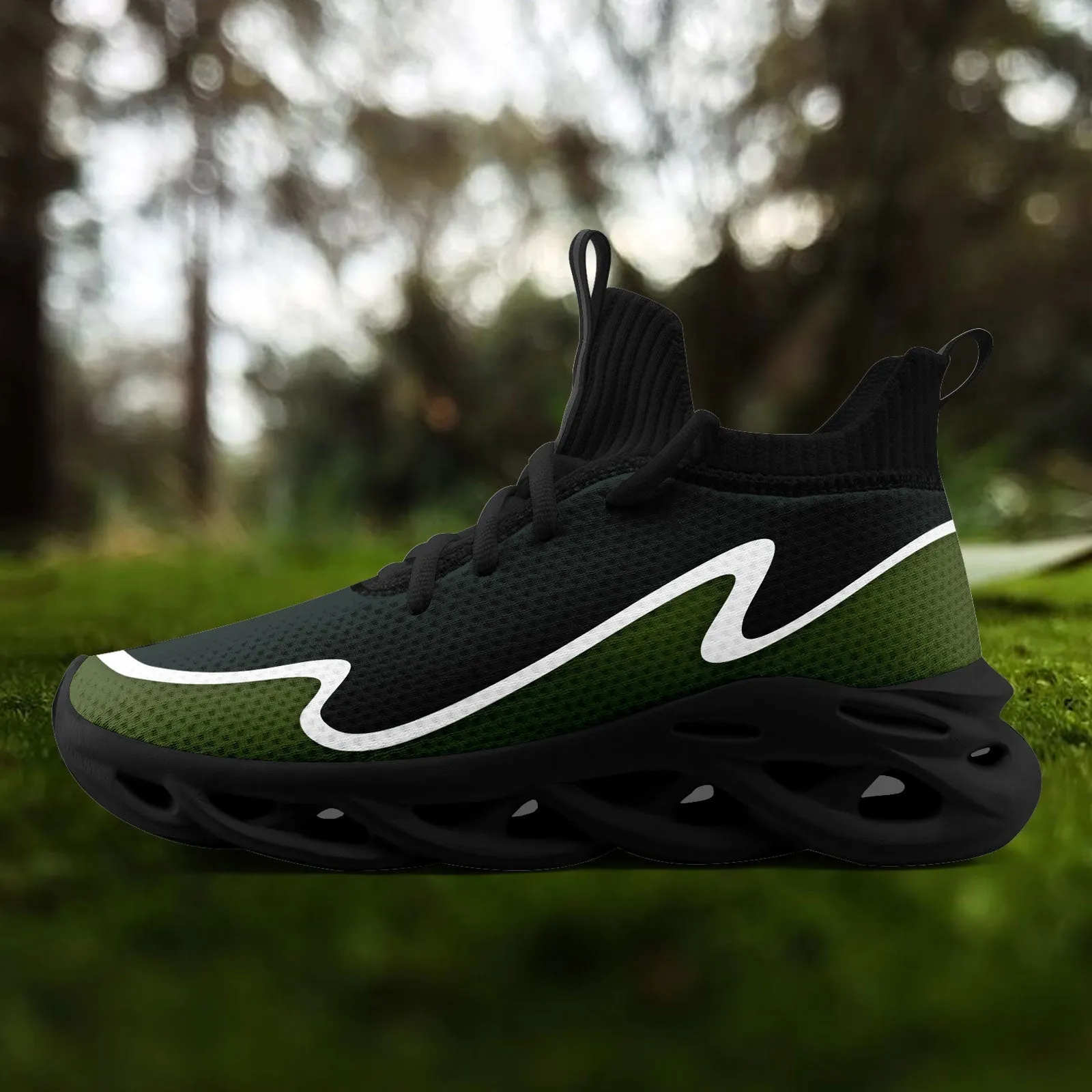 Custom Forest Green Maxsoul Shoes Personalized Sneaker FN030A-E020011-14