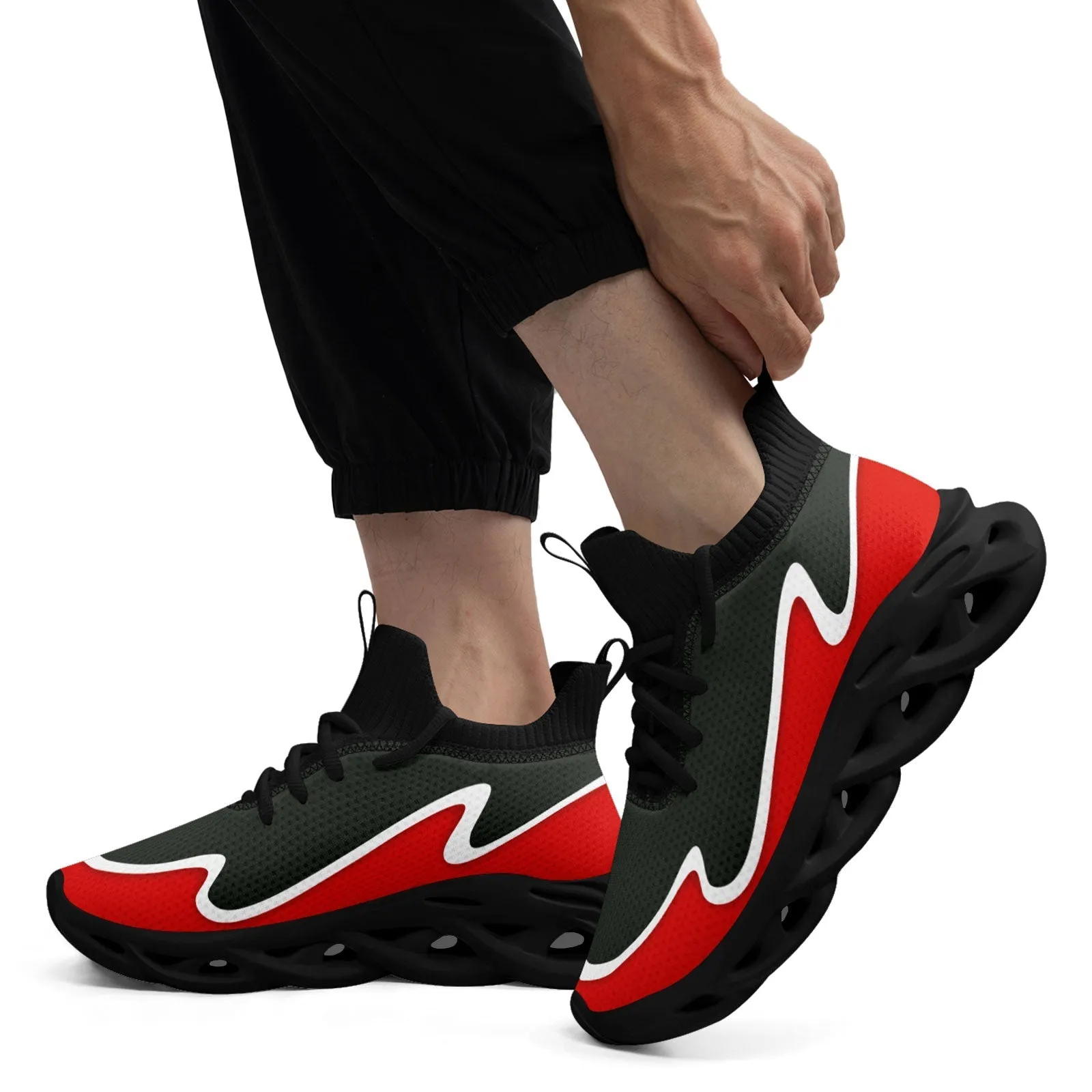 Custom Forest Red Maxsoul Shoes Personalized Sneaker FN030A-E020011-11