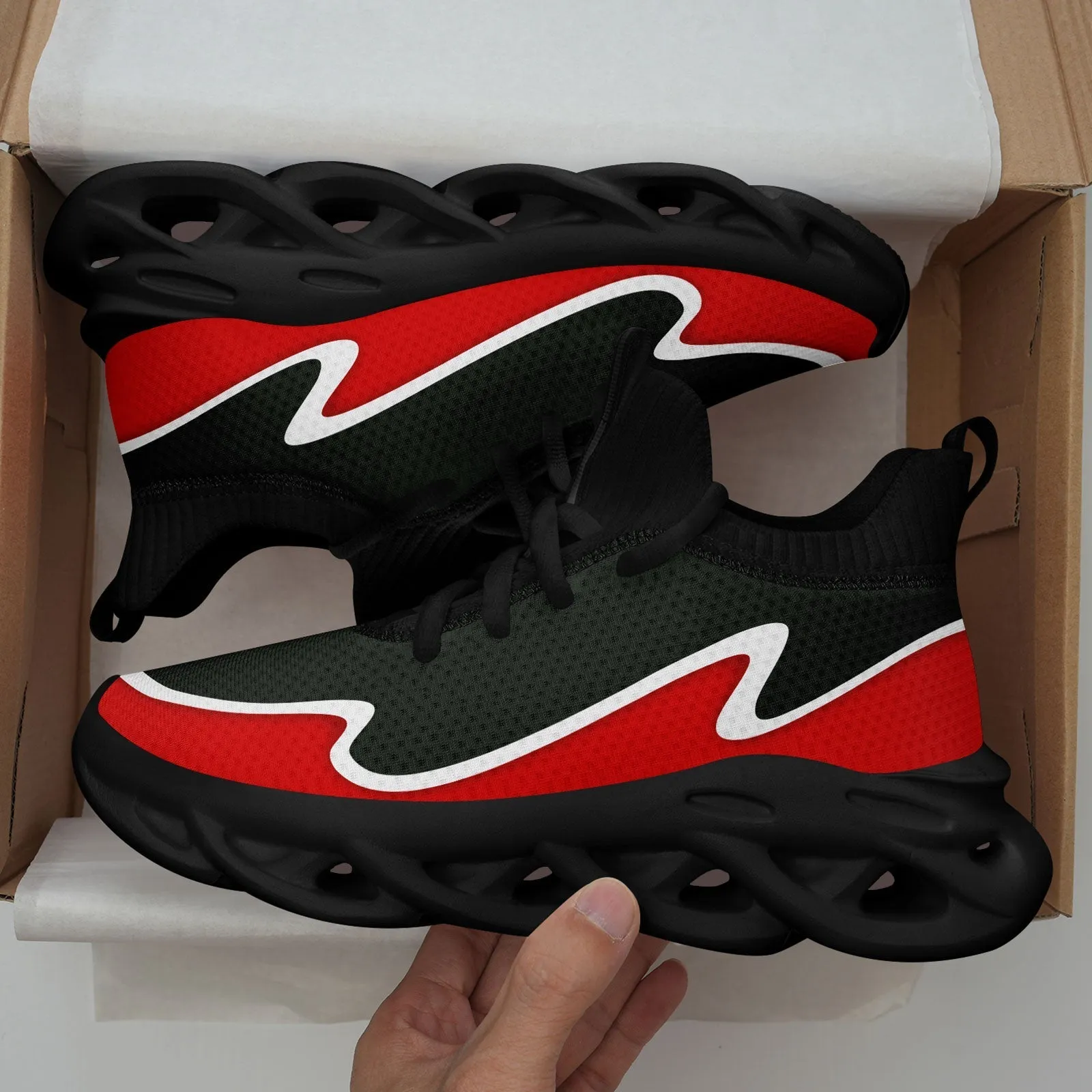 Custom Forest Red Maxsoul Shoes Personalized Sneaker FN030A-E020011-11