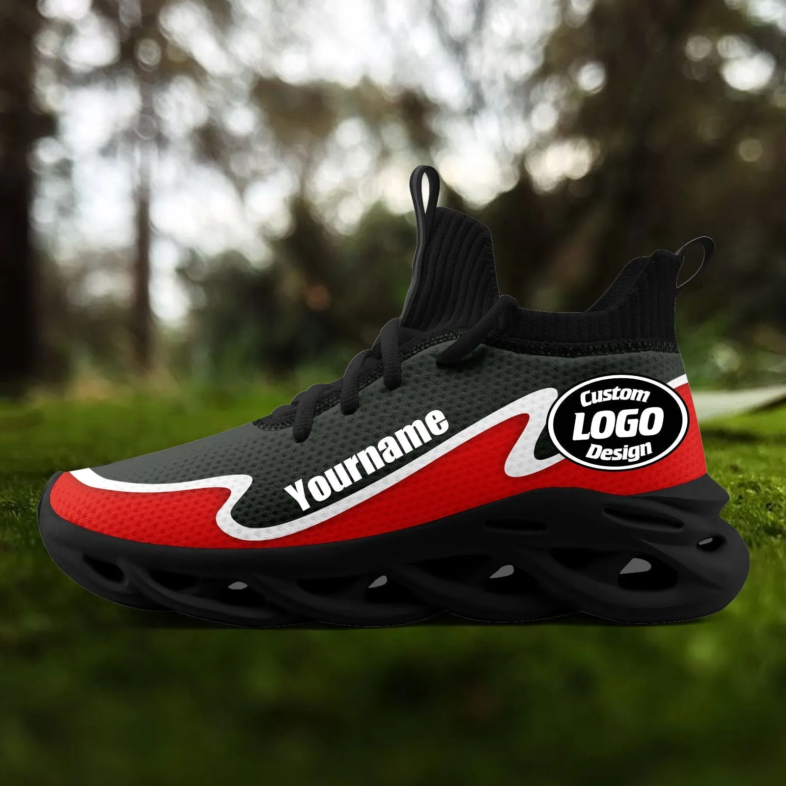 Custom Forest Red Maxsoul Shoes Personalized Sneaker FN030A-E020011-11