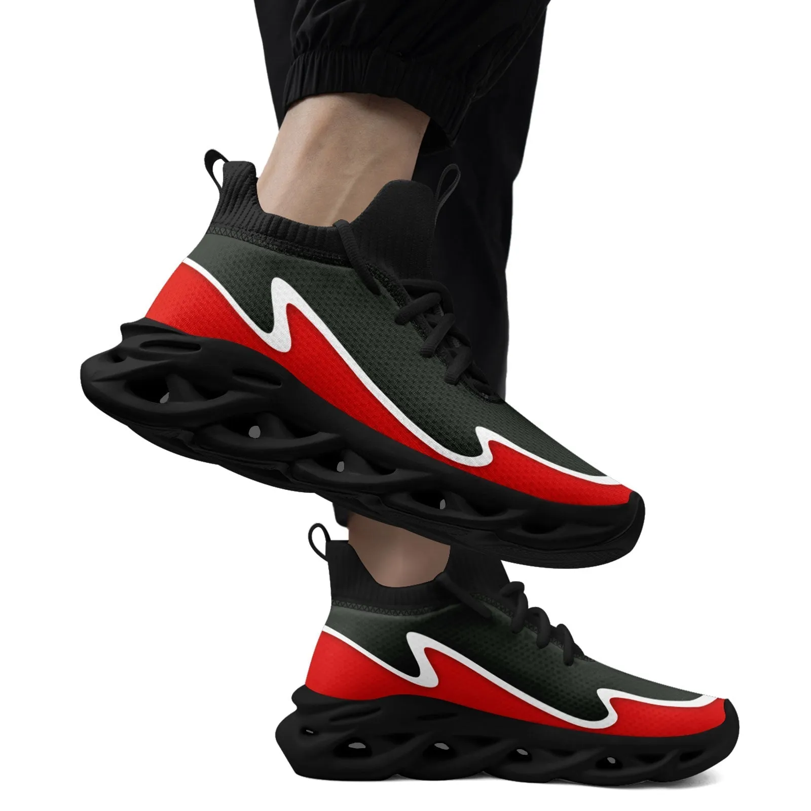 Custom Forest Red Maxsoul Shoes Personalized Sneaker FN030A-E020011-11