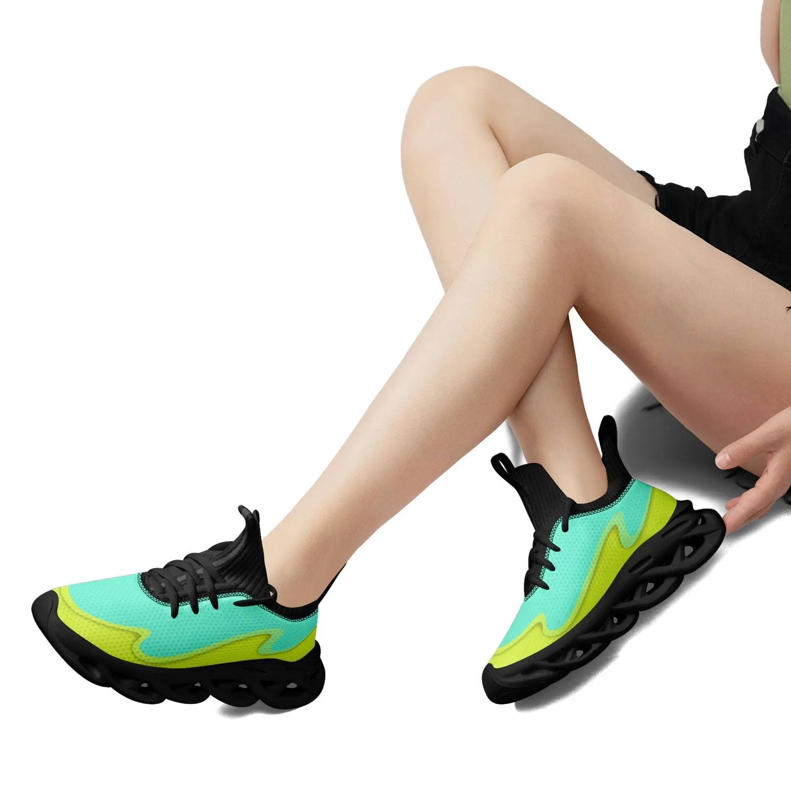 Custom Green Maxsoul Shoes Personalized Sneaker FN030A-E020011-4