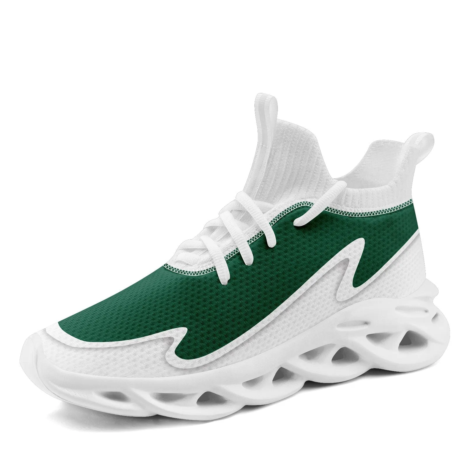 Custom Green White Maxsoul Shoes Personalized Sneaker FN030A-E020011-22