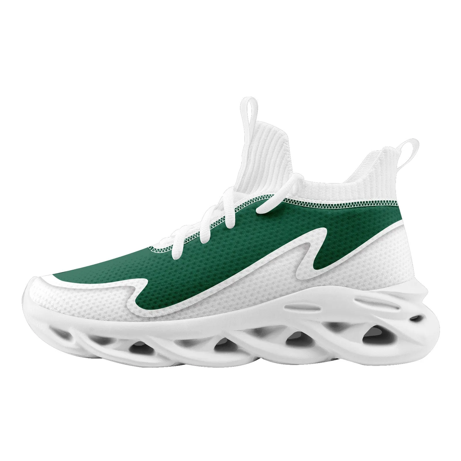 Custom Green White Maxsoul Shoes Personalized Sneaker FN030A-E020011-22