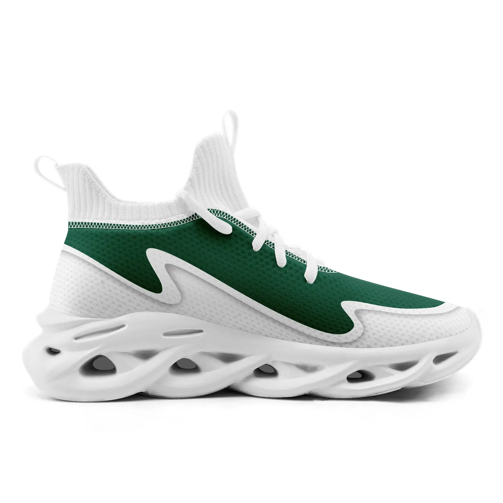 Custom Green White Maxsoul Shoes Personalized Sneaker FN030A-E020011-22