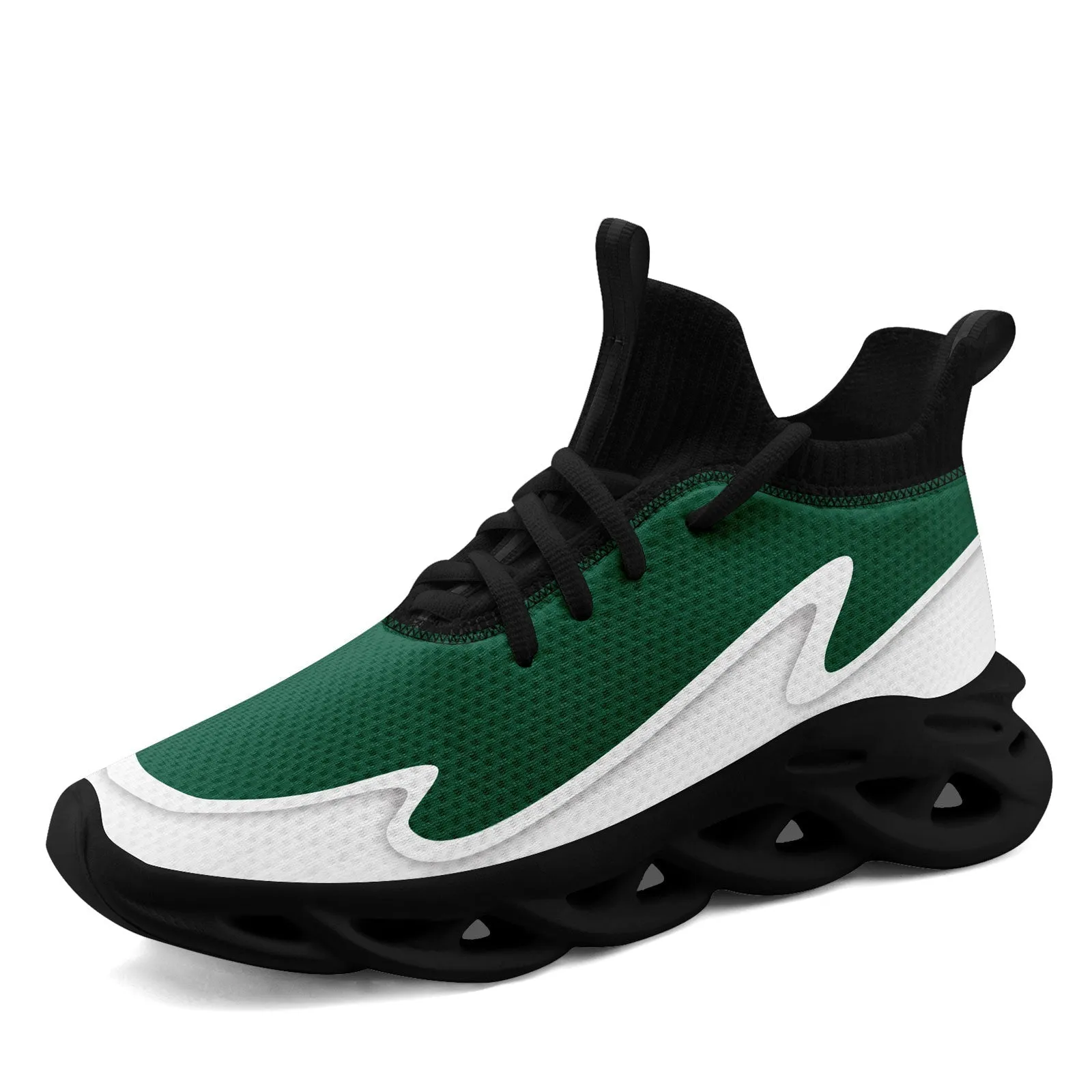 Custom Green White Maxsoul Shoes Personalized Sneaker FN030A-E020011-22