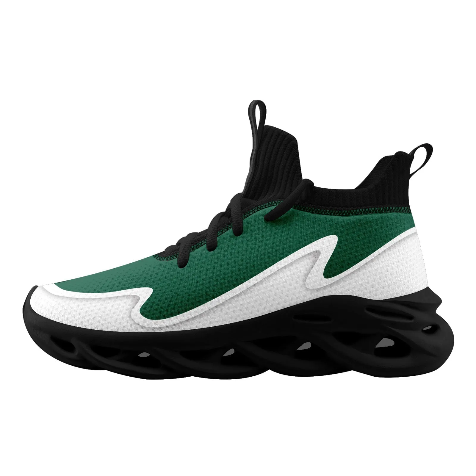 Custom Green White Maxsoul Shoes Personalized Sneaker FN030A-E020011-22