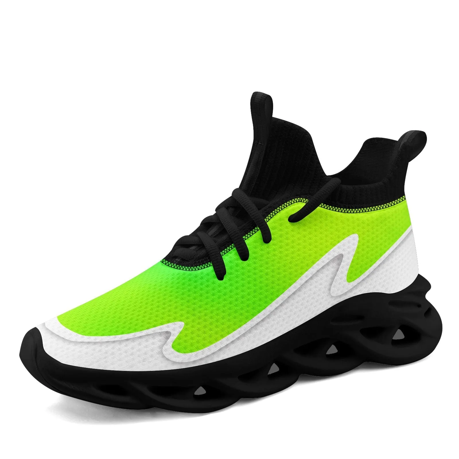 Custom Green White Maxsoul Shoes Personalized Sneaker FN030A-E020011-5