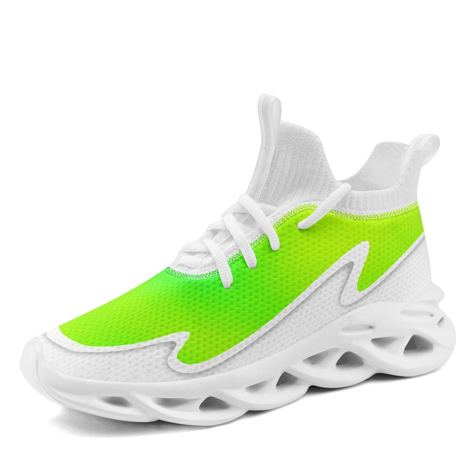 Custom Green White Maxsoul Shoes Personalized Sneaker FN030A-E020011-5