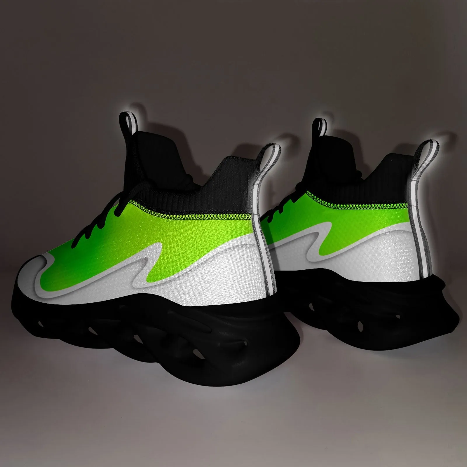 Custom Green White Maxsoul Shoes Personalized Sneaker FN030A-E020011-5