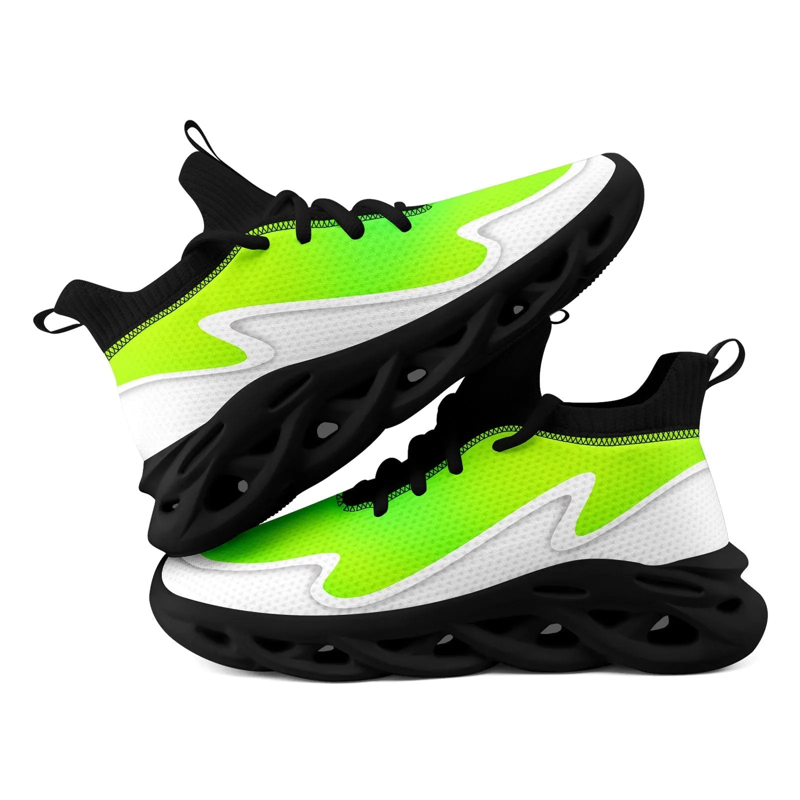 Custom Green White Maxsoul Shoes Personalized Sneaker FN030A-E020011-5
