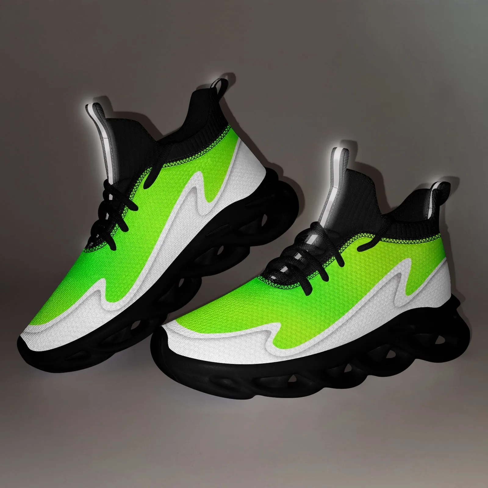 Custom Green White Maxsoul Shoes Personalized Sneaker FN030A-E020011-5