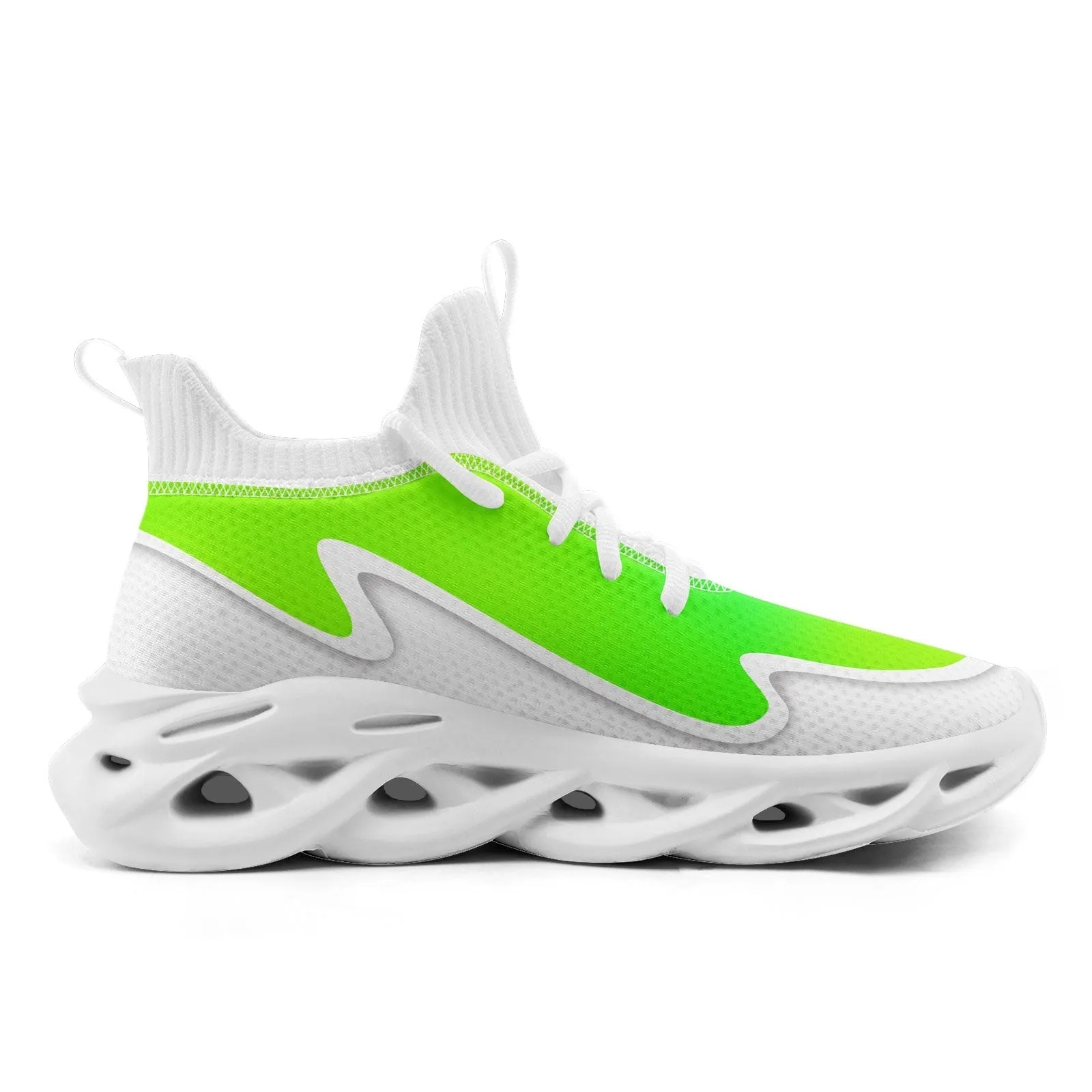 Custom Green White Maxsoul Shoes Personalized Sneaker FN030A-E020011-5