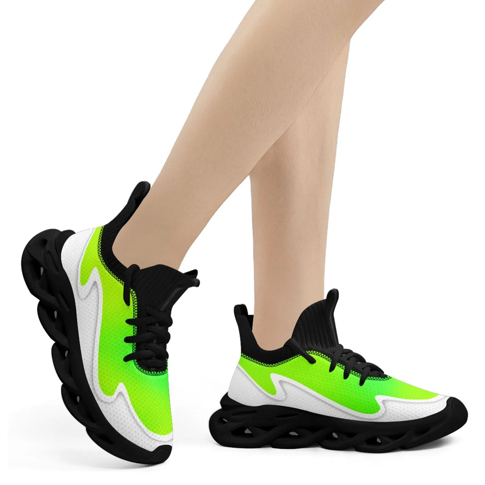 Custom Green White Maxsoul Shoes Personalized Sneaker FN030A-E020011-5