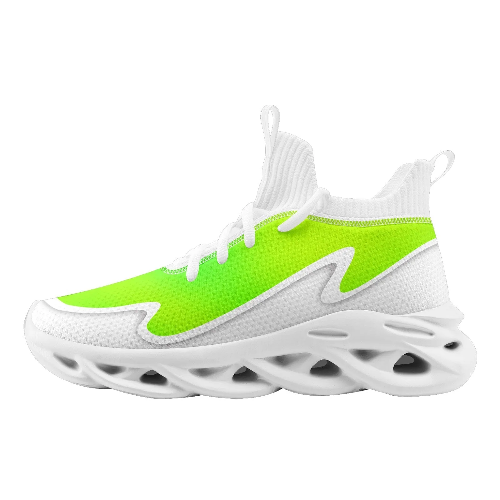 Custom Green White Maxsoul Shoes Personalized Sneaker FN030A-E020011-5