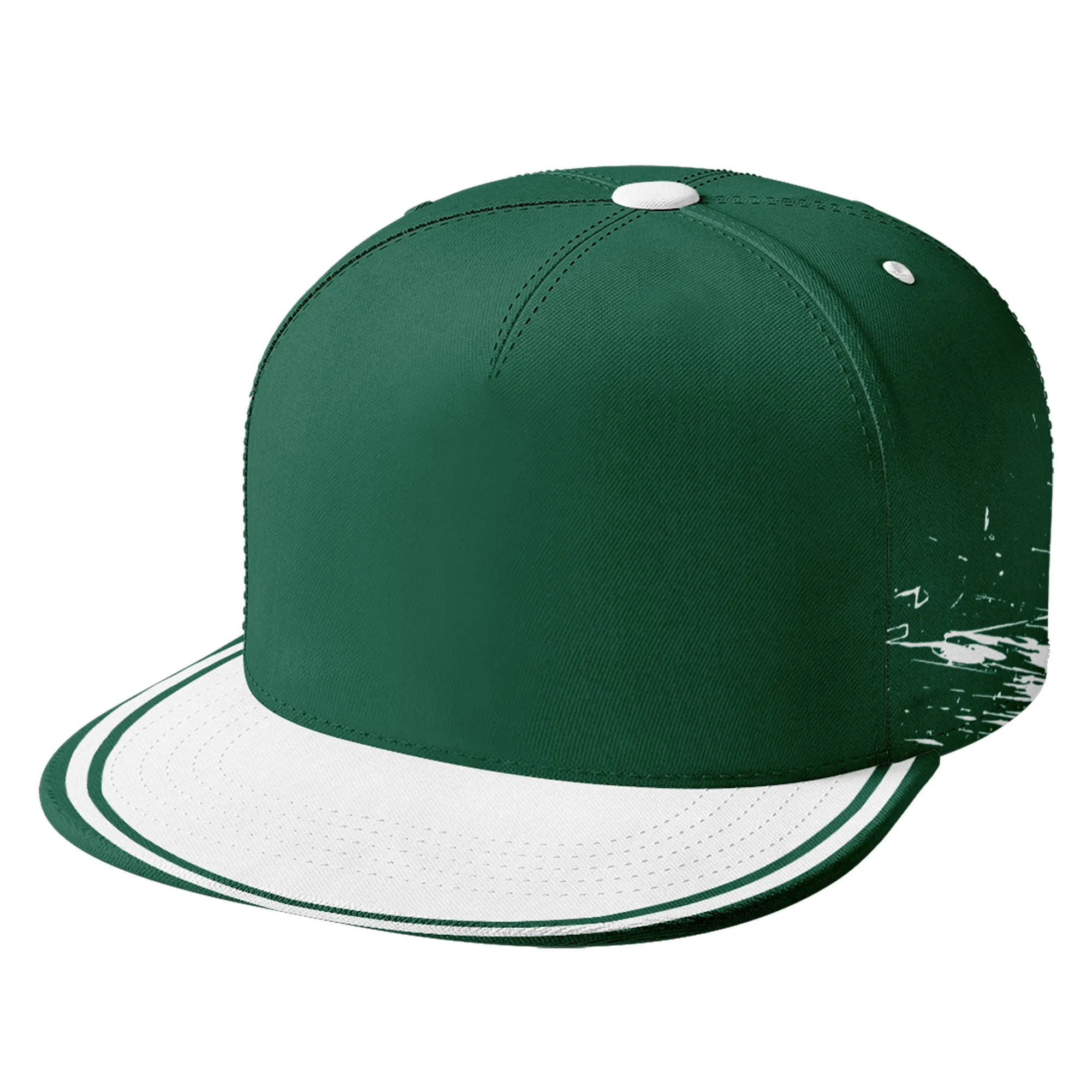 Custom Green White New York Football Jersey and Hat Combo Offer Personalized Combo ZH-D020326-28
