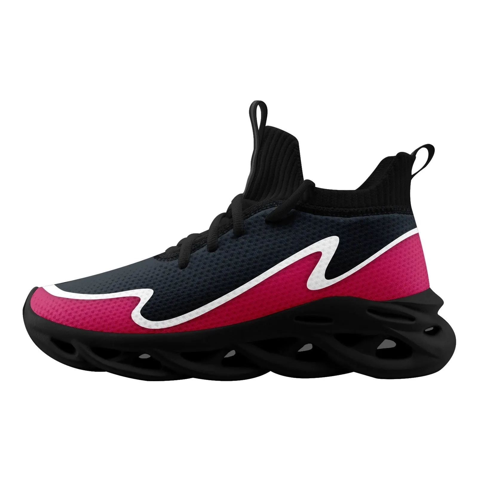 Custom Navy Pink Maxsoul Shoes Personalized Sneaker FN030A-E020011-9
