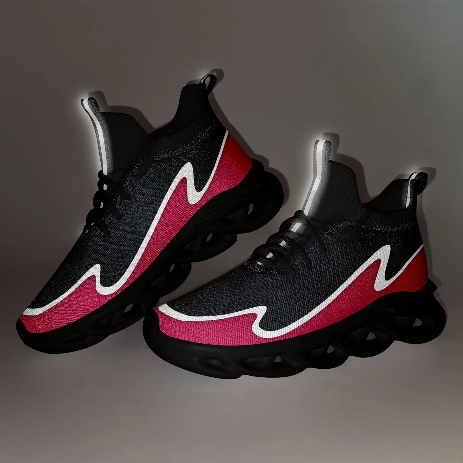 Custom Navy Pink Maxsoul Shoes Personalized Sneaker FN030A-E020011-9