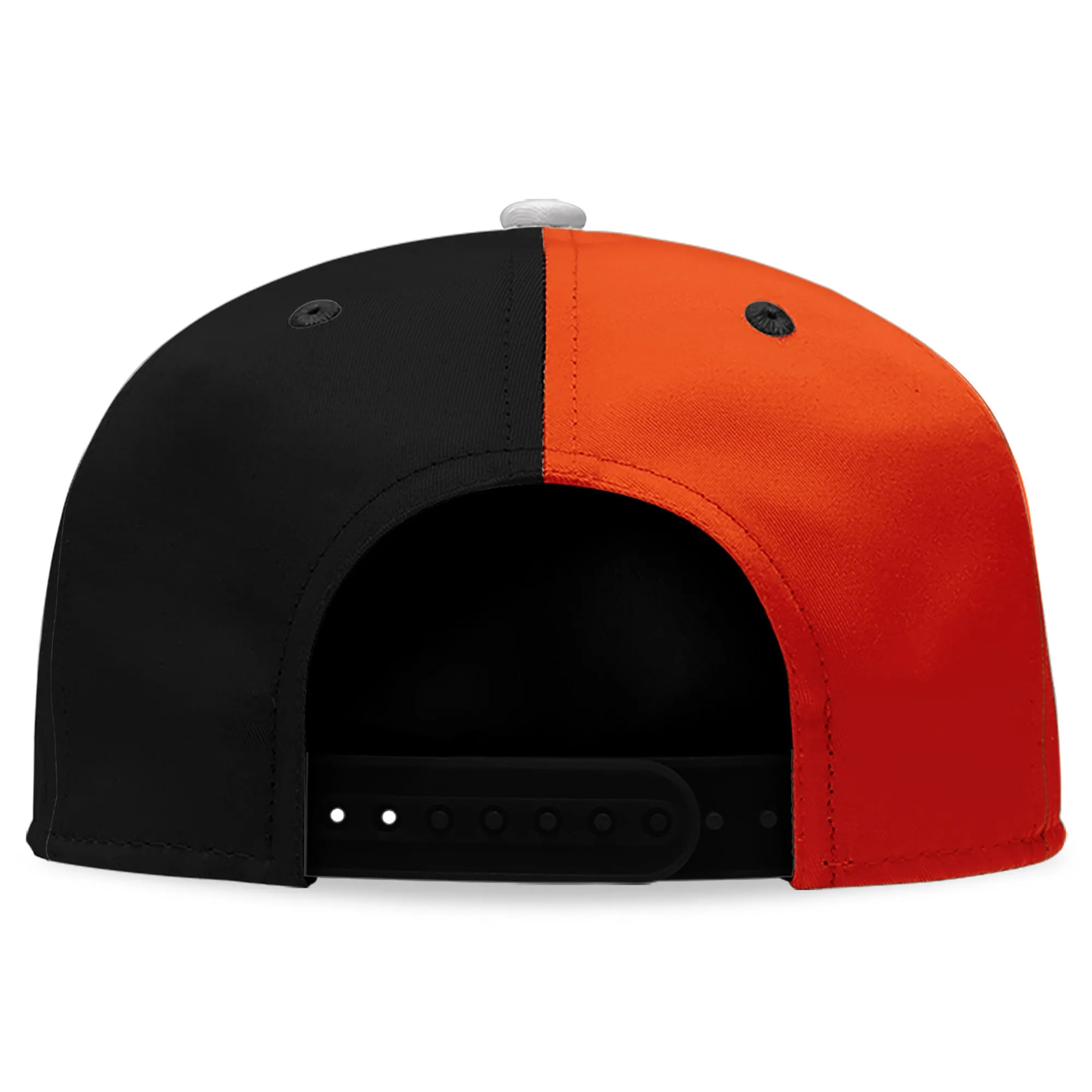Custom Orange Black Ohio Hat Sport Design Cap Stitched Adjustable Personalized PR067B-D028017-19