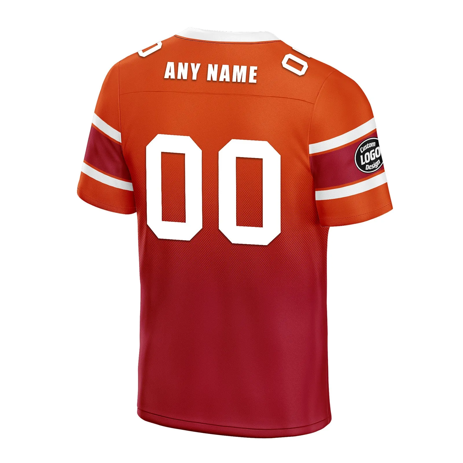 Custom Orange Red Tampa Bay Football Jersey and Hat Combo Offer Personalized Combo ZH-D020326-29