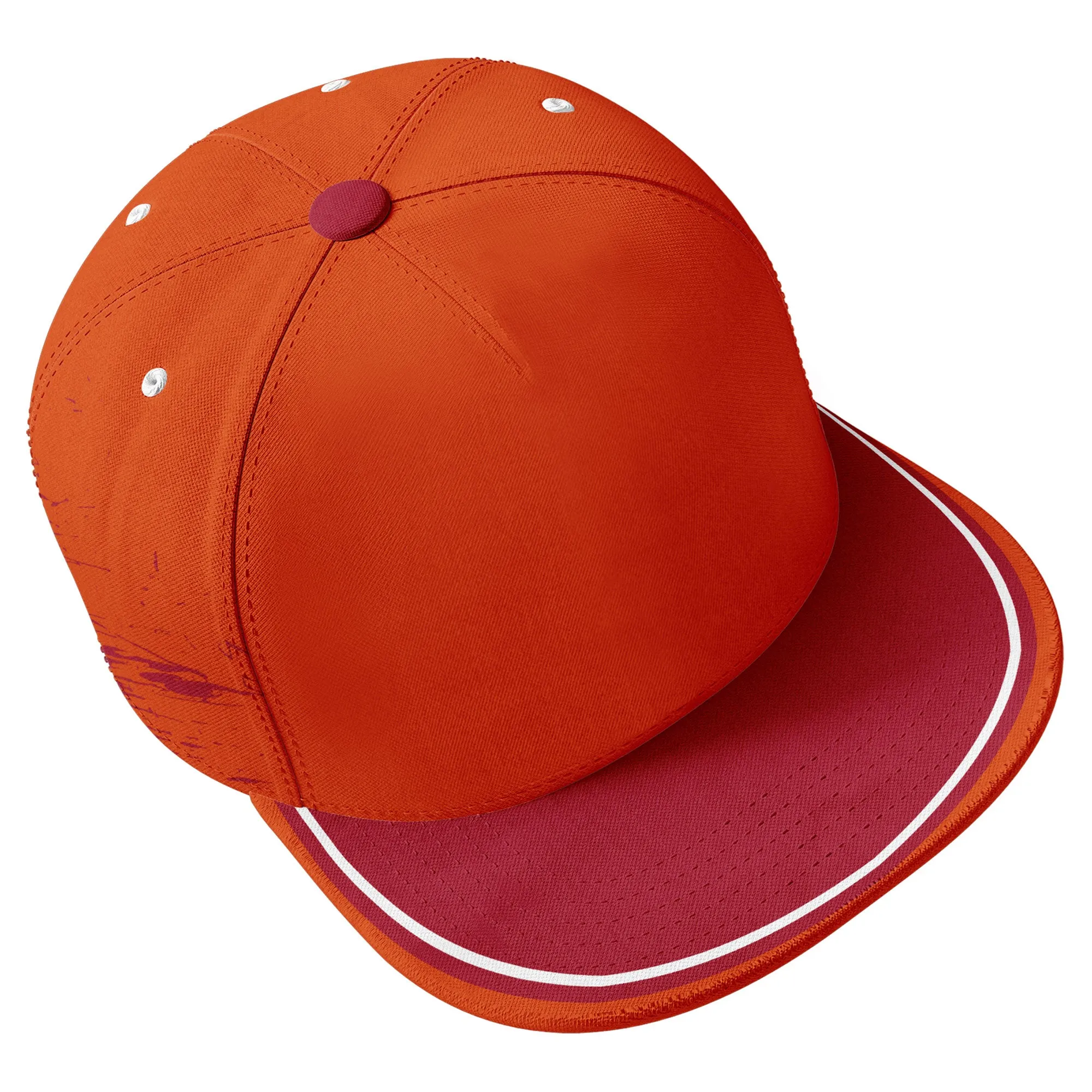 Custom Orange Red Tampa Bay Football Jersey and Hat Combo Offer Personalized Combo ZH-D020326-29