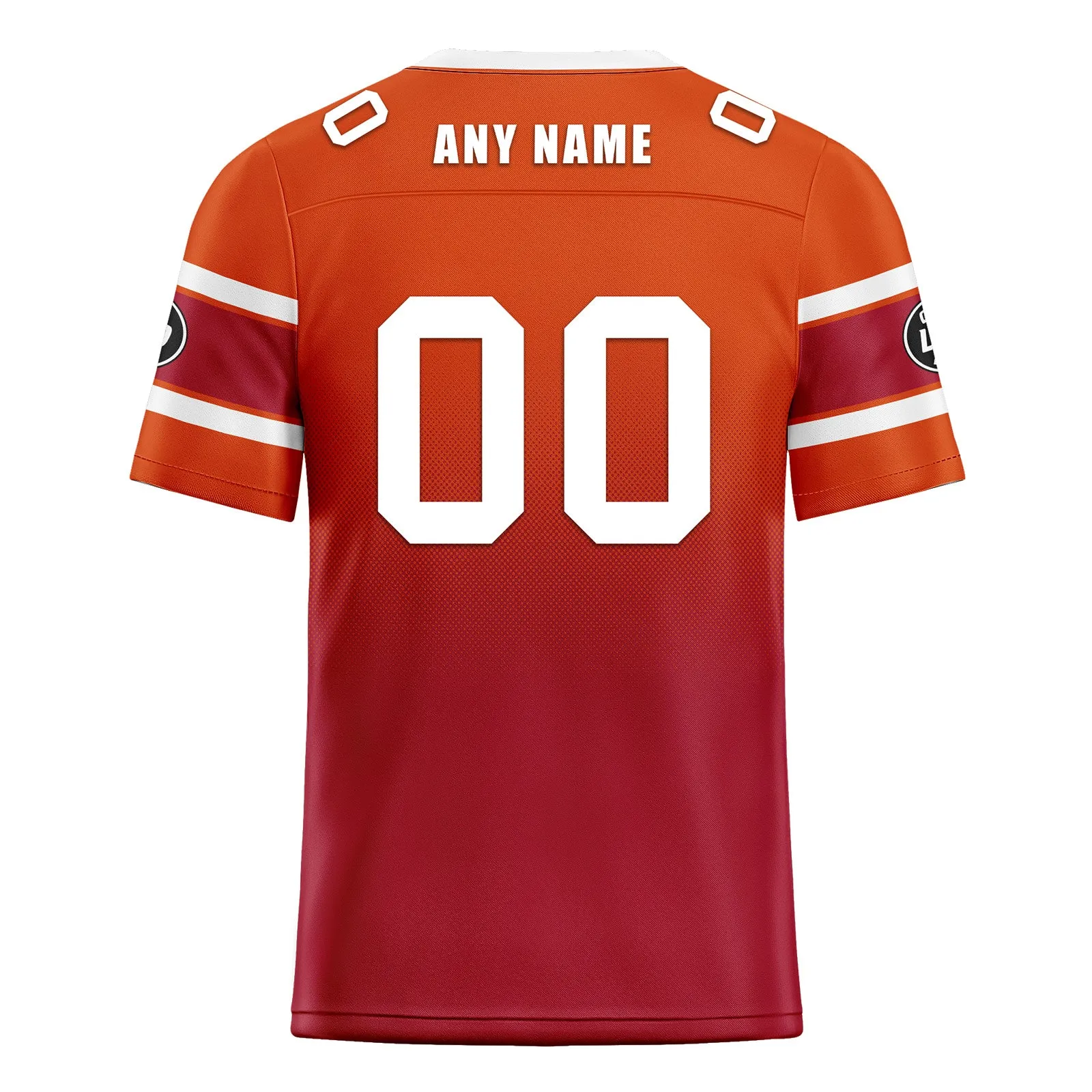 Custom Orange Red Tampa Bay Football Jersey and Hat Combo Offer Personalized Combo ZH-D020326-29