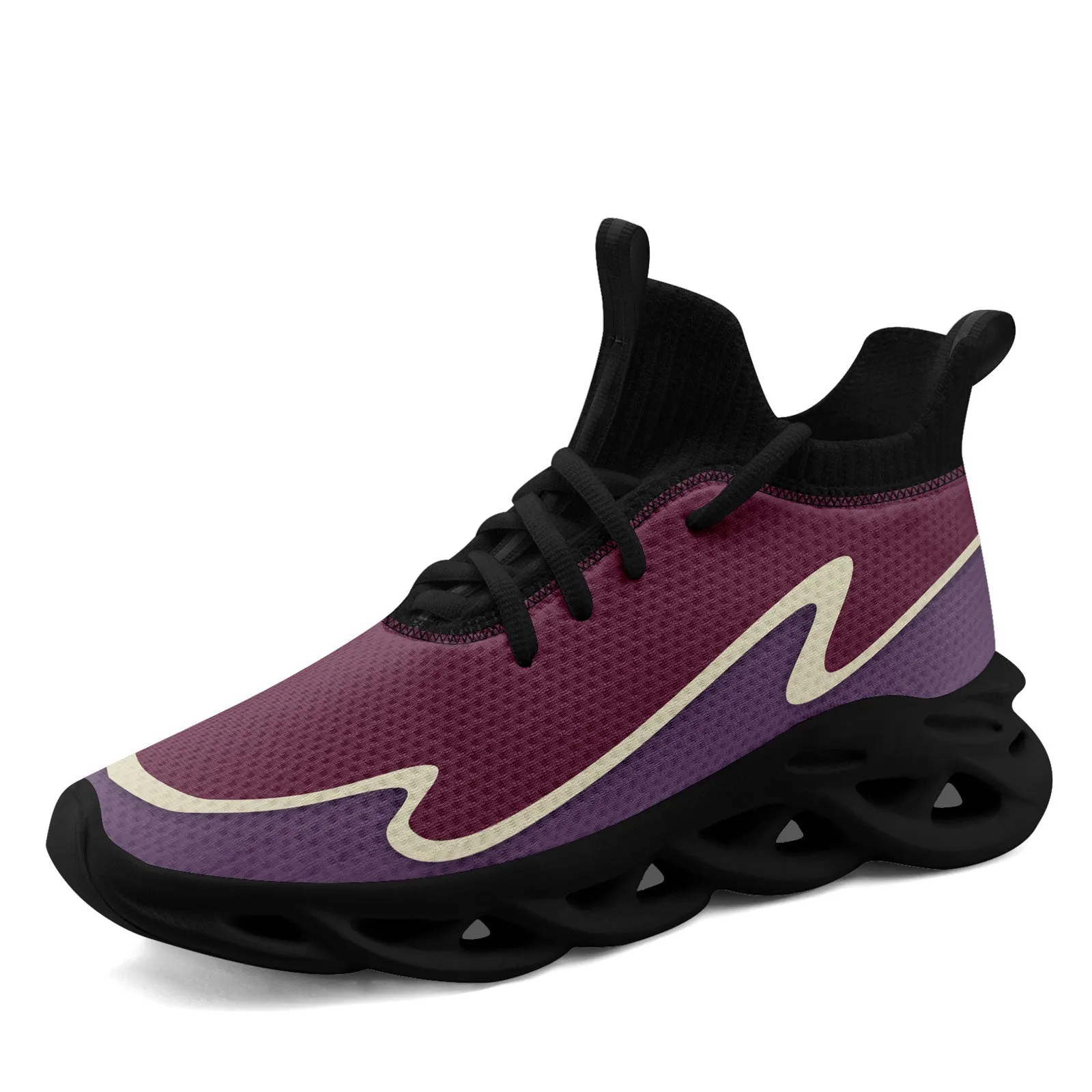 Custom Purple Maxsoul Shoes Personalized Sneaker FN030A-E020011-13