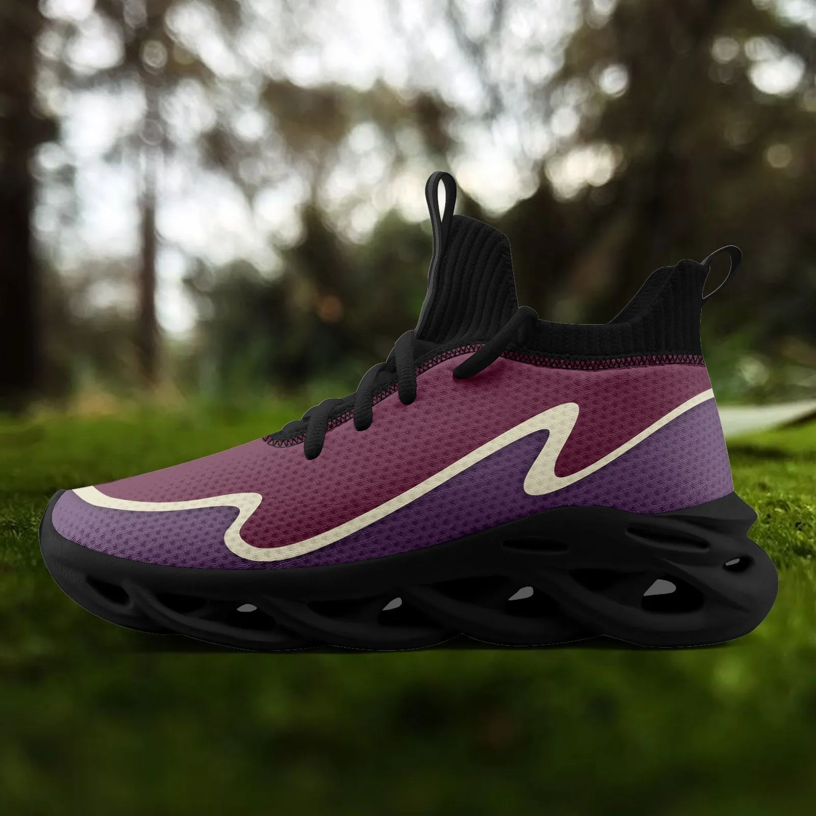 Custom Purple Maxsoul Shoes Personalized Sneaker FN030A-E020011-13