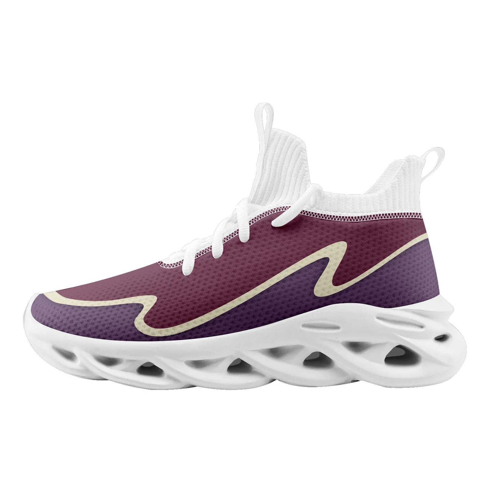 Custom Purple Maxsoul Shoes Personalized Sneaker FN030A-E020011-13