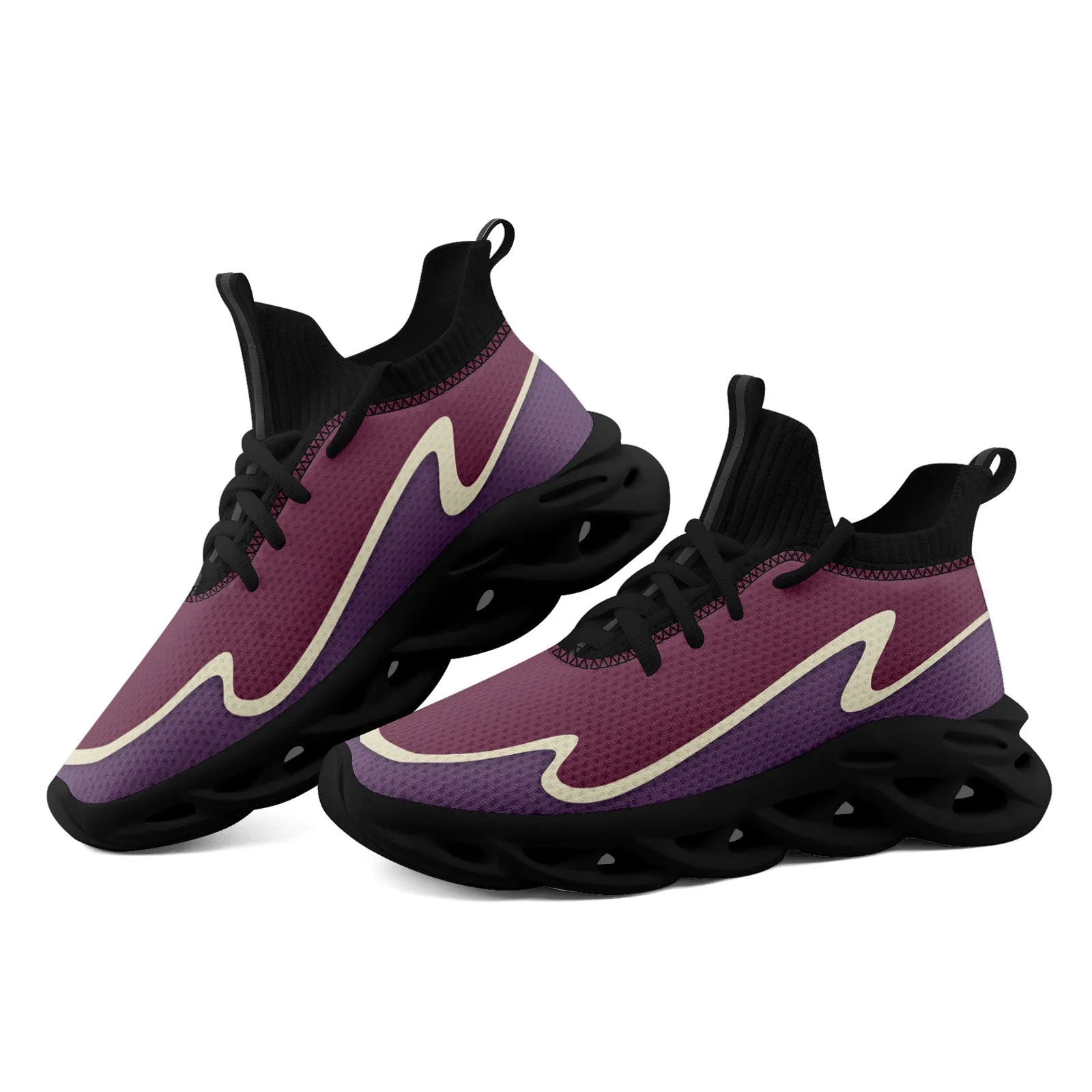Custom Purple Maxsoul Shoes Personalized Sneaker FN030A-E020011-13