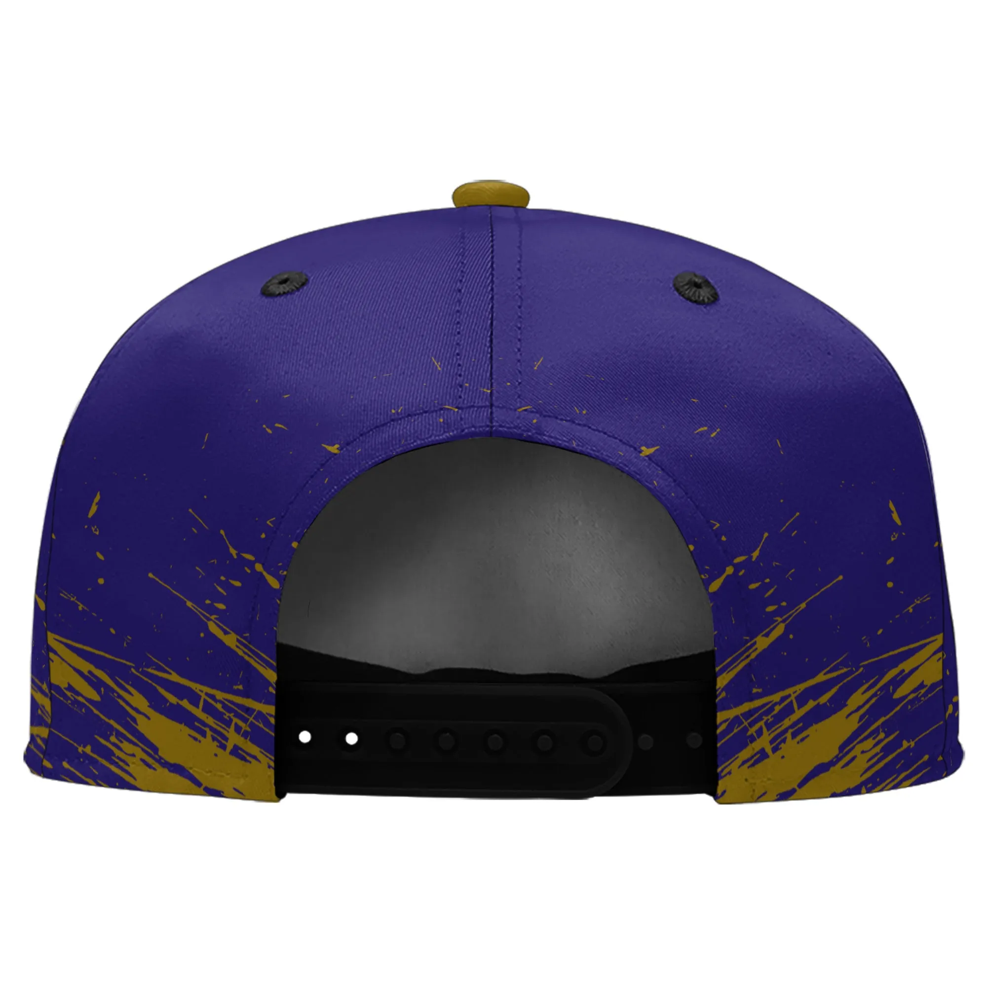 Custom Purple Yellow Baltimore Football Jersey and Hat Combo Offer Personalized Combo ZH-D020326-2