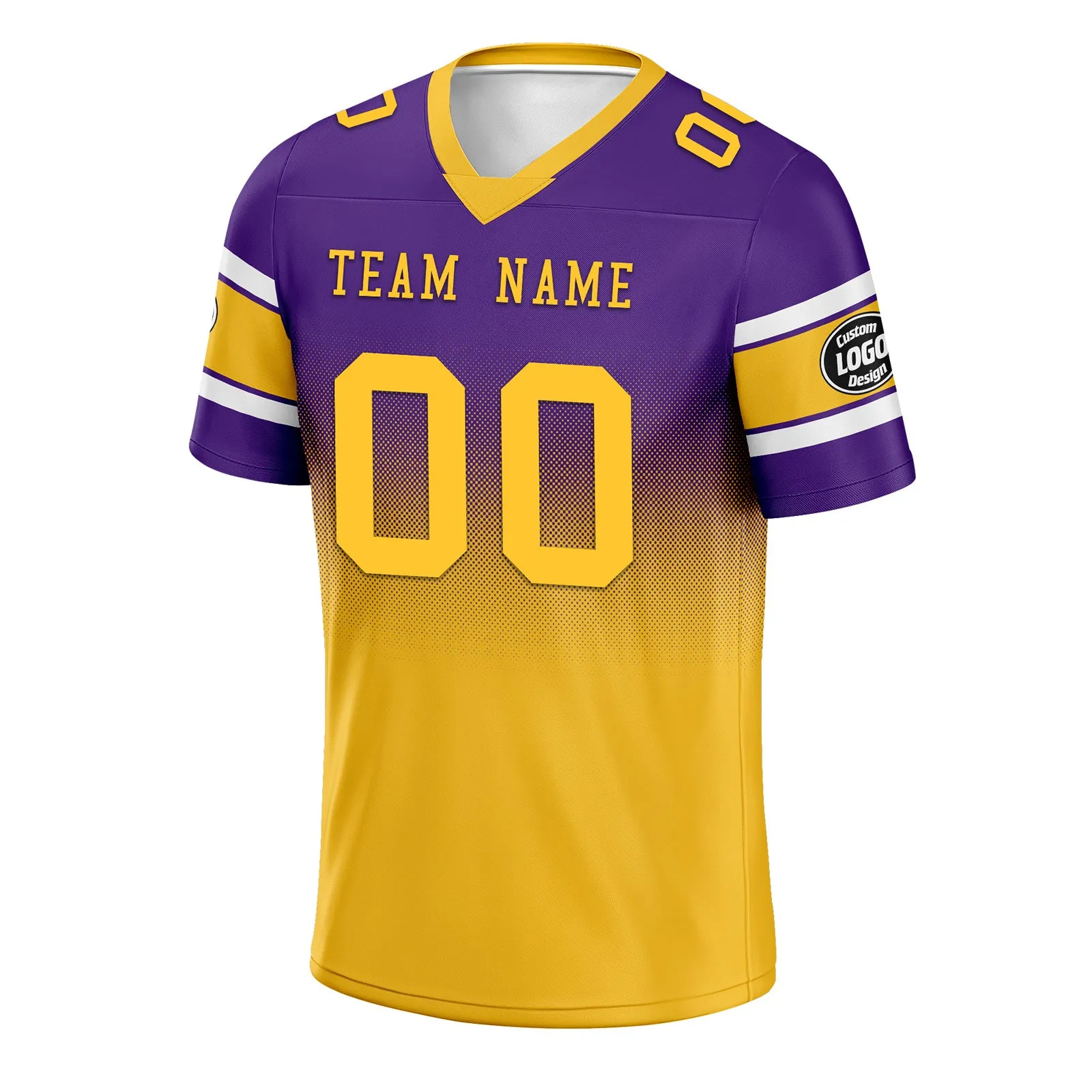 Custom Purple Yellow Minnesota Football Jersey and Hat Combo Offer Personalized Combo ZH-D020326-17