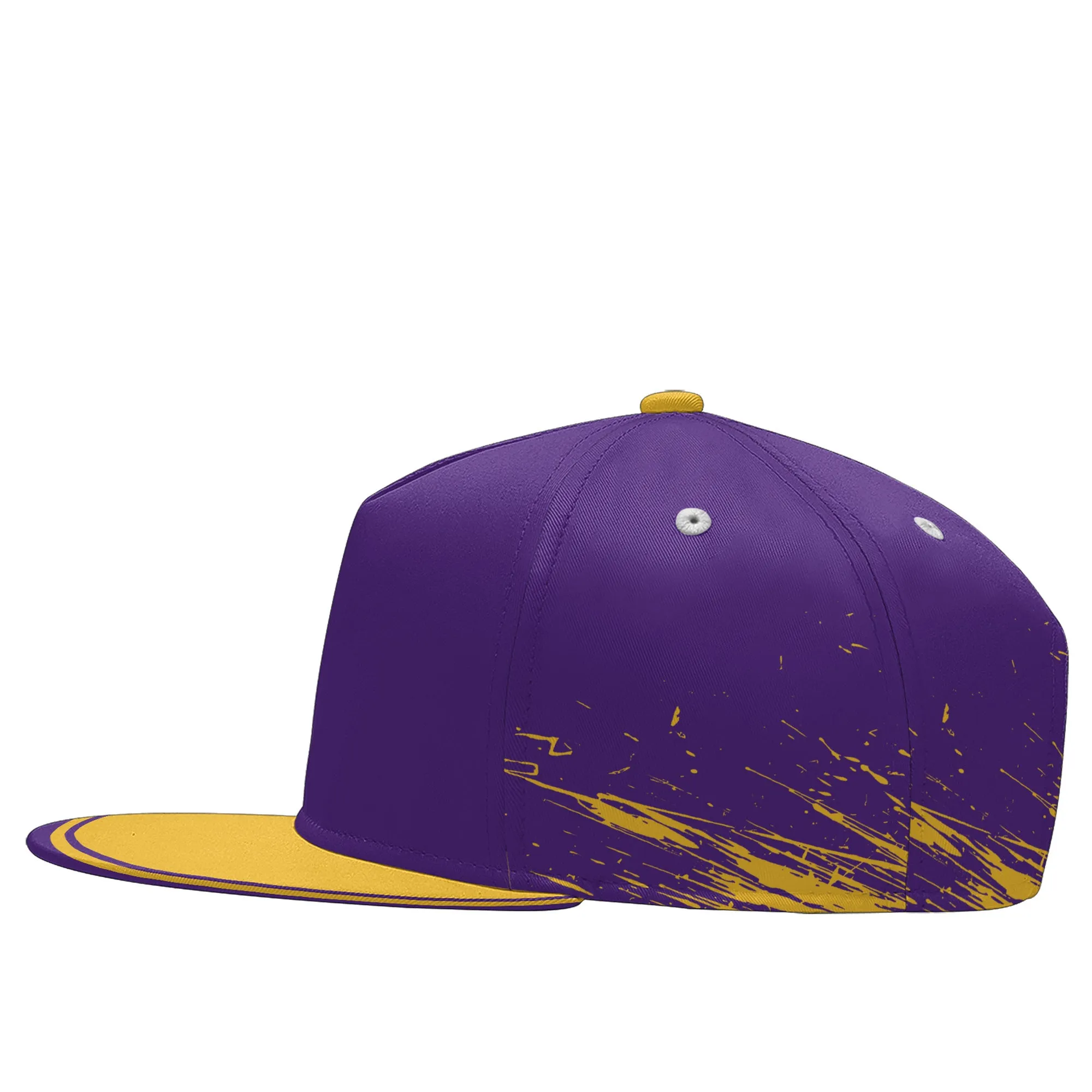 Custom Purple Yellow Minnesota Football Jersey and Hat Combo Offer Personalized Combo ZH-D020326-17