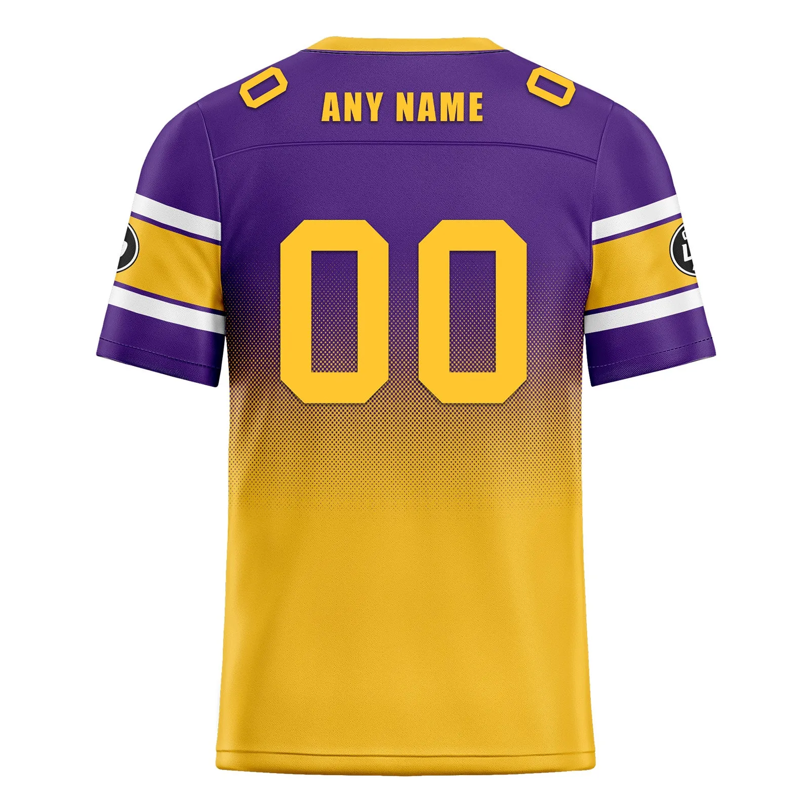Custom Purple Yellow Minnesota Football Jersey and Hat Combo Offer Personalized Combo ZH-D020326-17