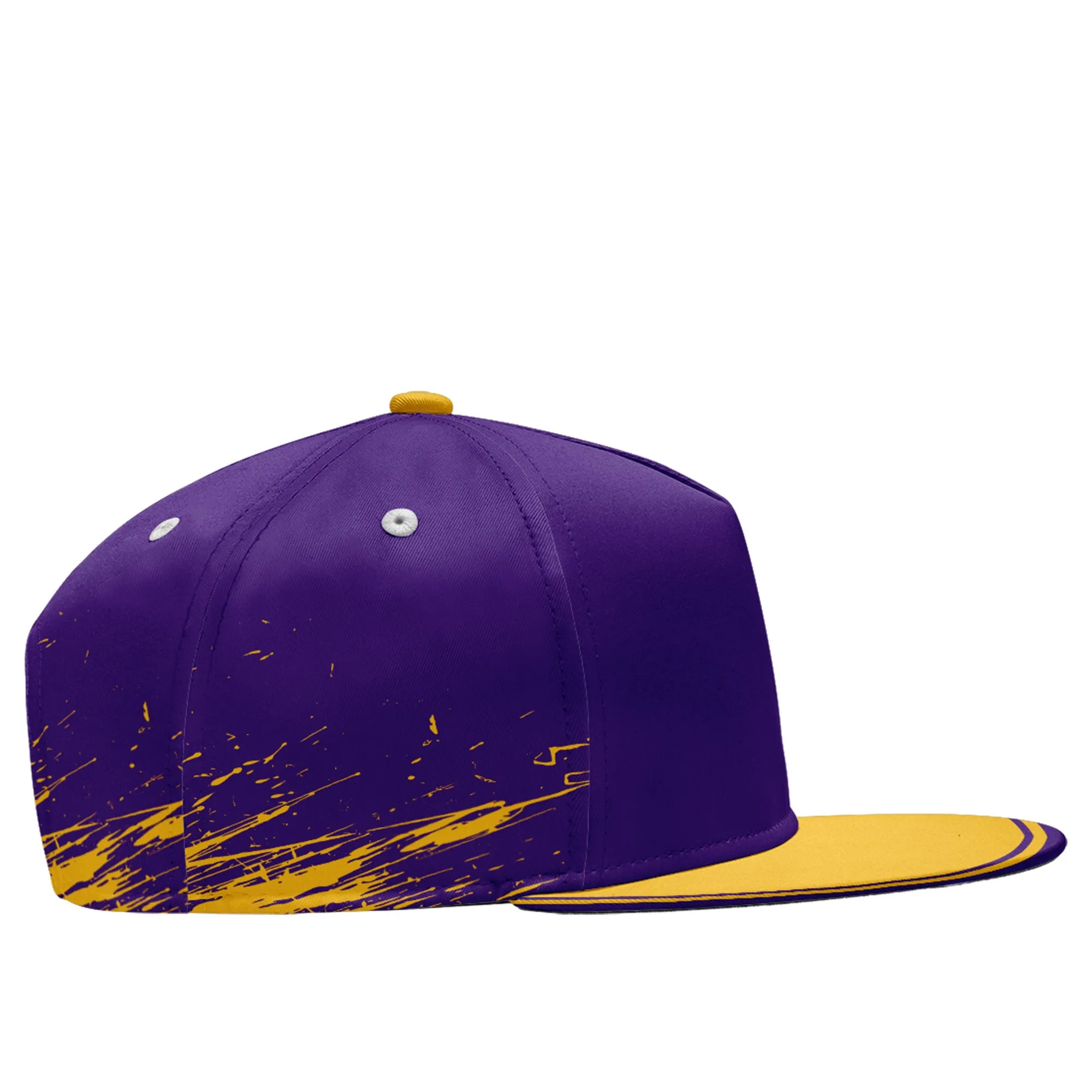 Custom Purple Yellow Minnesota Football Jersey and Hat Combo Offer Personalized Combo ZH-D020326-17