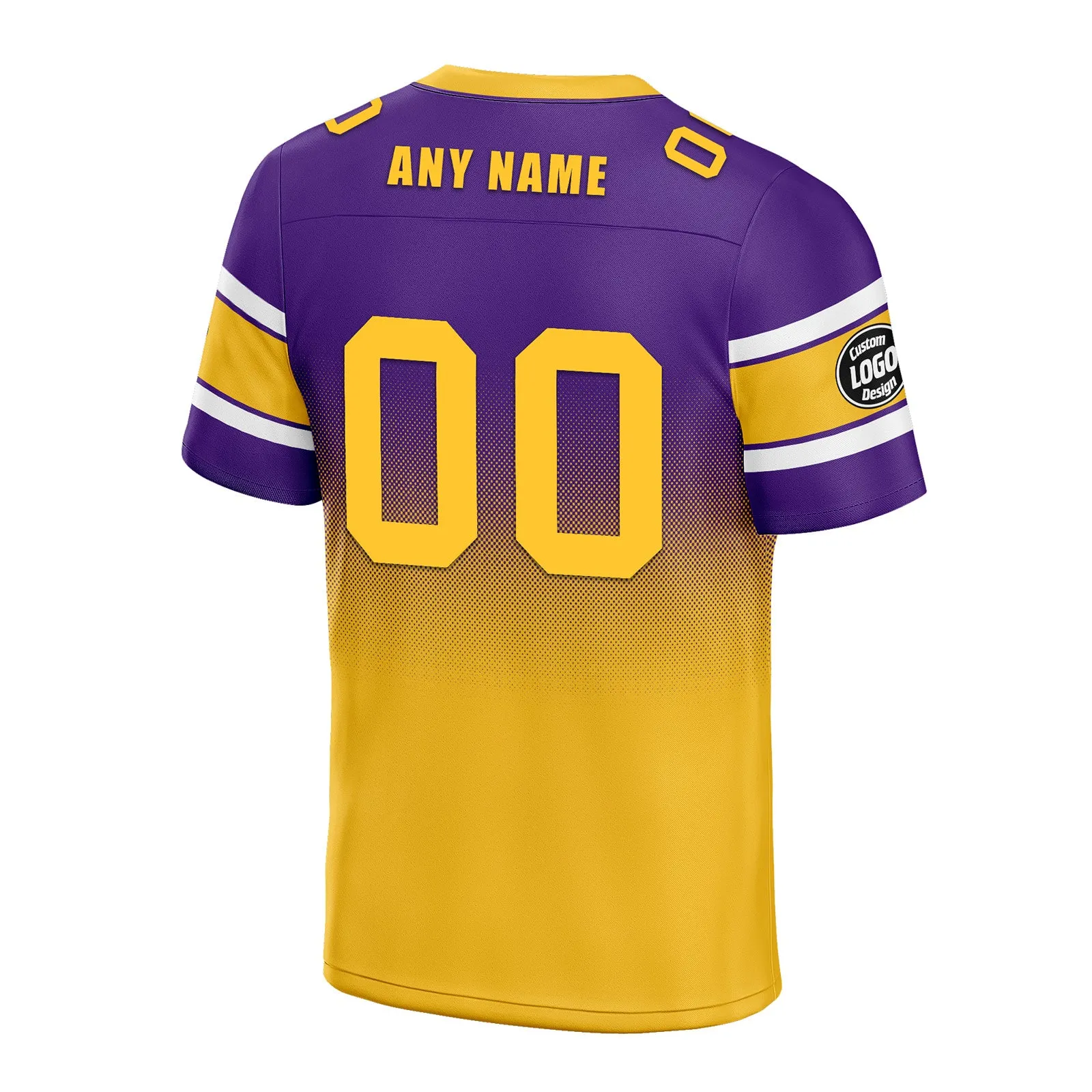 Custom Purple Yellow Minnesota Football Jersey and Hat Combo Offer Personalized Combo ZH-D020326-17