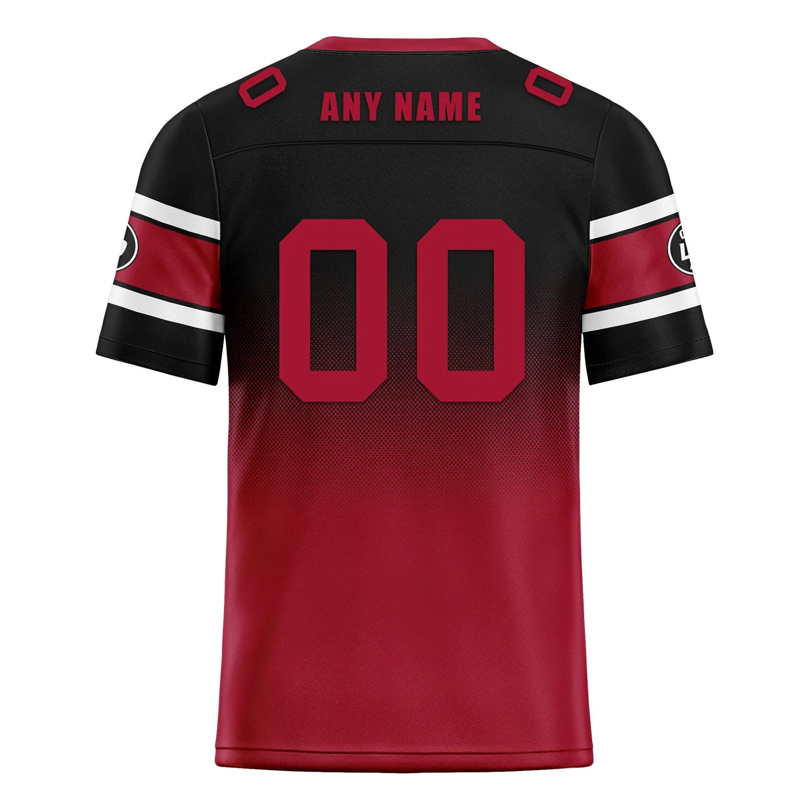 Custom Red Black Atlanta Football Jersey and Hat Combo Offer Personalized Combo ZH-D020326-3