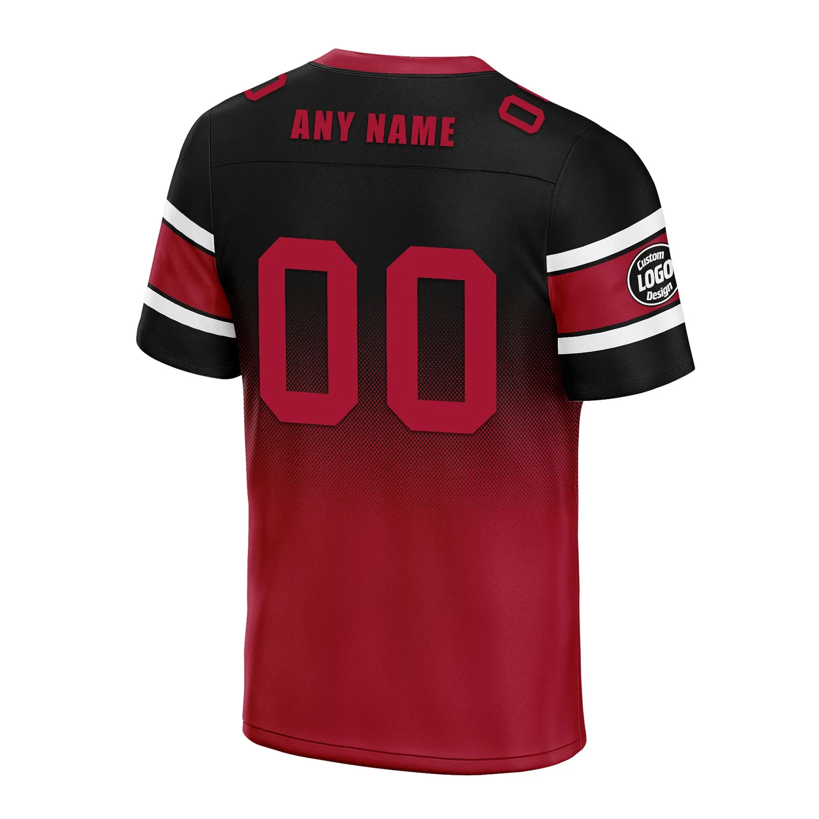 Custom Red Black Atlanta Football Jersey and Hat Combo Offer Personalized Combo ZH-D020326-3