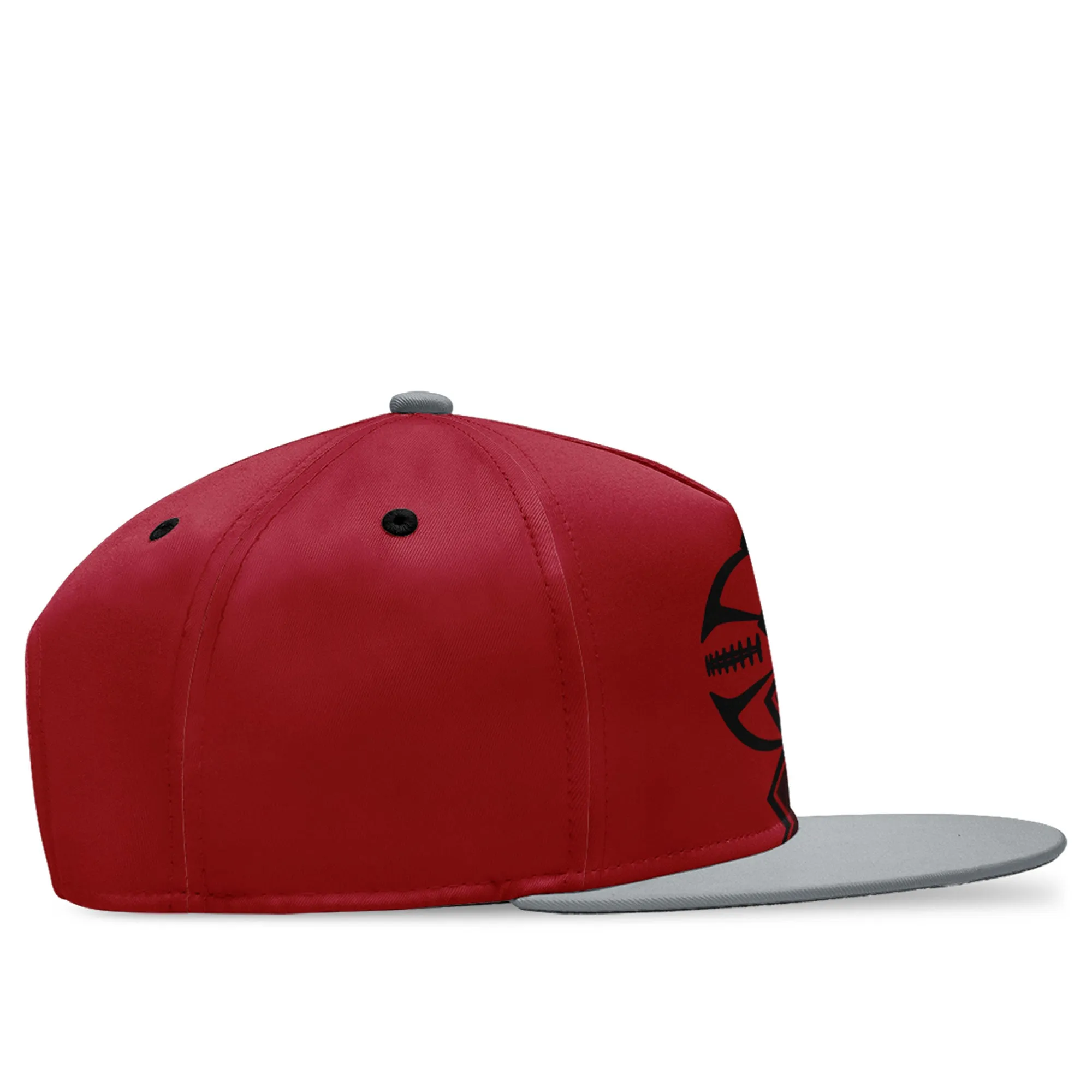 Custom Red Black Georgia Hat Sport Design Cap Stitched Adjustable Personalized PR067B-D028017-2