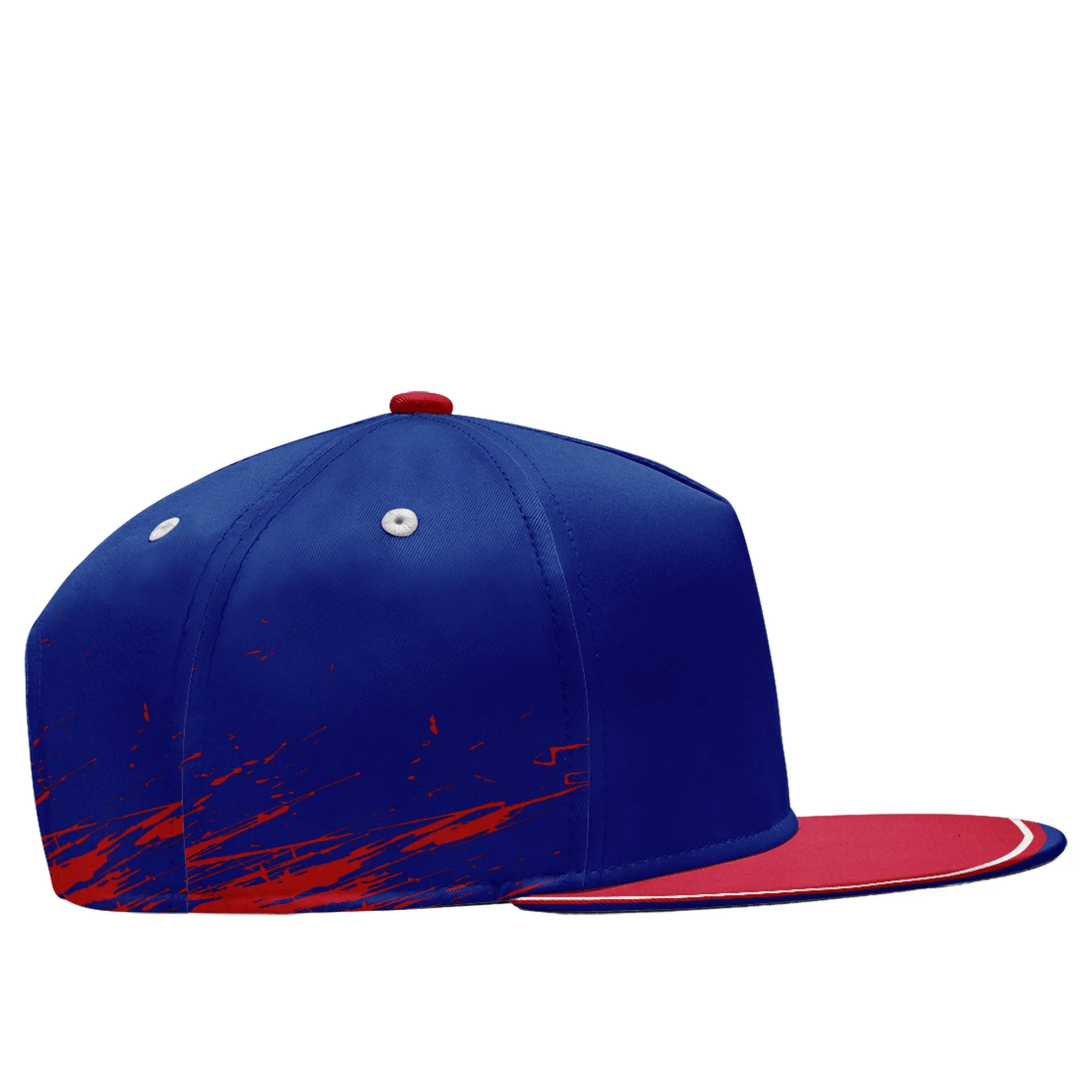Custom Red Blue Buffalo Football Jersey and Hat Combo Offer Personalized Combo ZH-D020326-4