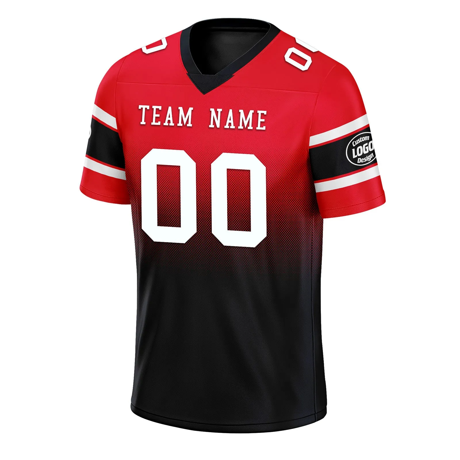 Custom Red Blue Houston Football Jersey and Hat Combo Offer Personalized Combo ZH-D020326-12