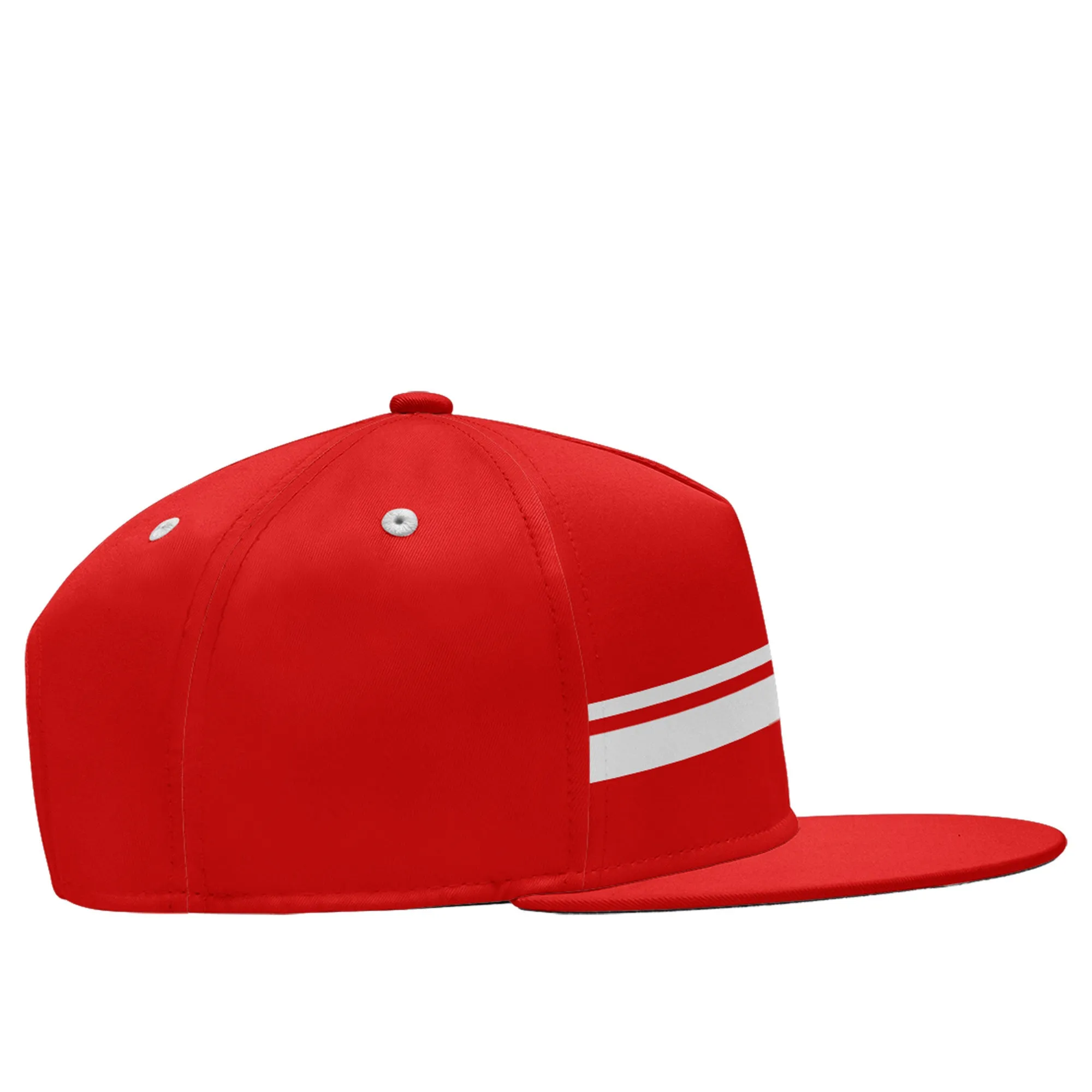 Custom Red New York Hat Sport Design Cap Stitched Adjustable Personalized PR067B-D020262-21