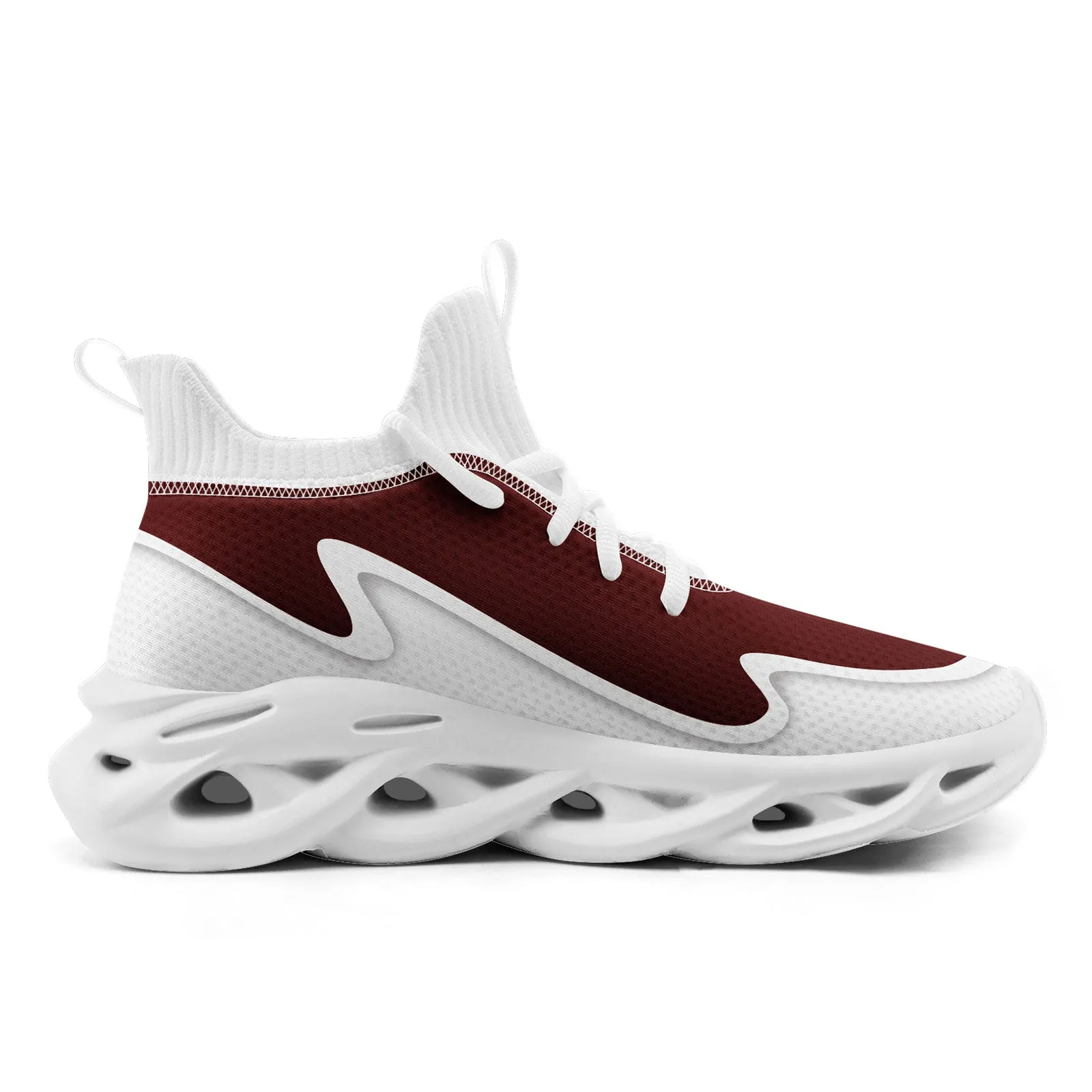 Custom Red White Maxsoul Shoes Personalized Sneaker FN030A-E020011-16