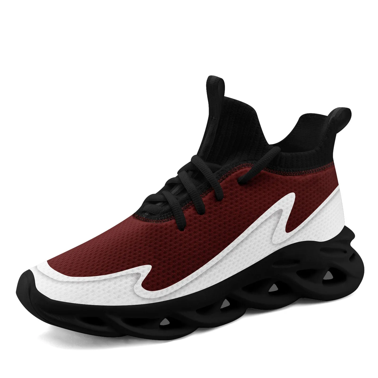 Custom Red White Maxsoul Shoes Personalized Sneaker FN030A-E020011-16