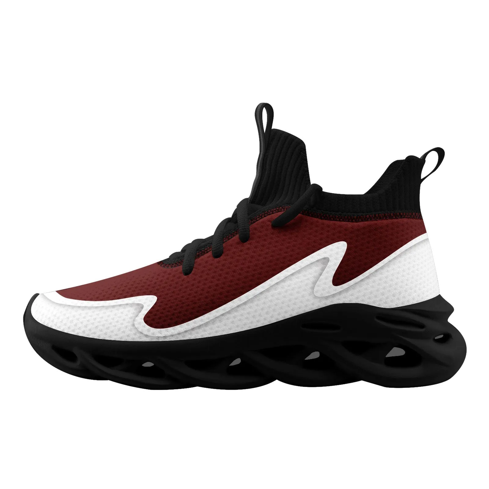 Custom Red White Maxsoul Shoes Personalized Sneaker FN030A-E020011-16