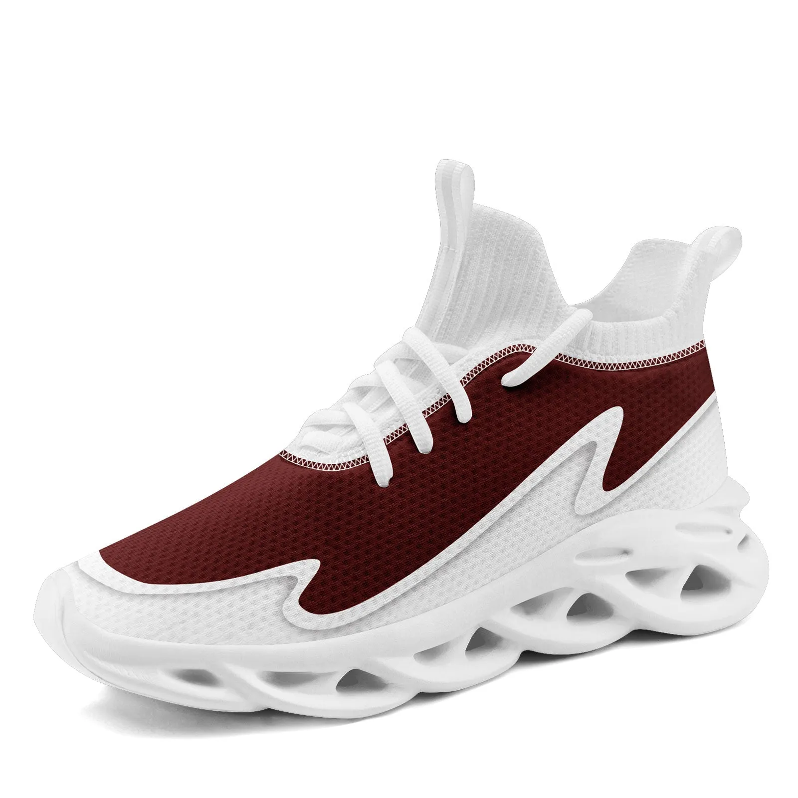 Custom Red White Maxsoul Shoes Personalized Sneaker FN030A-E020011-16