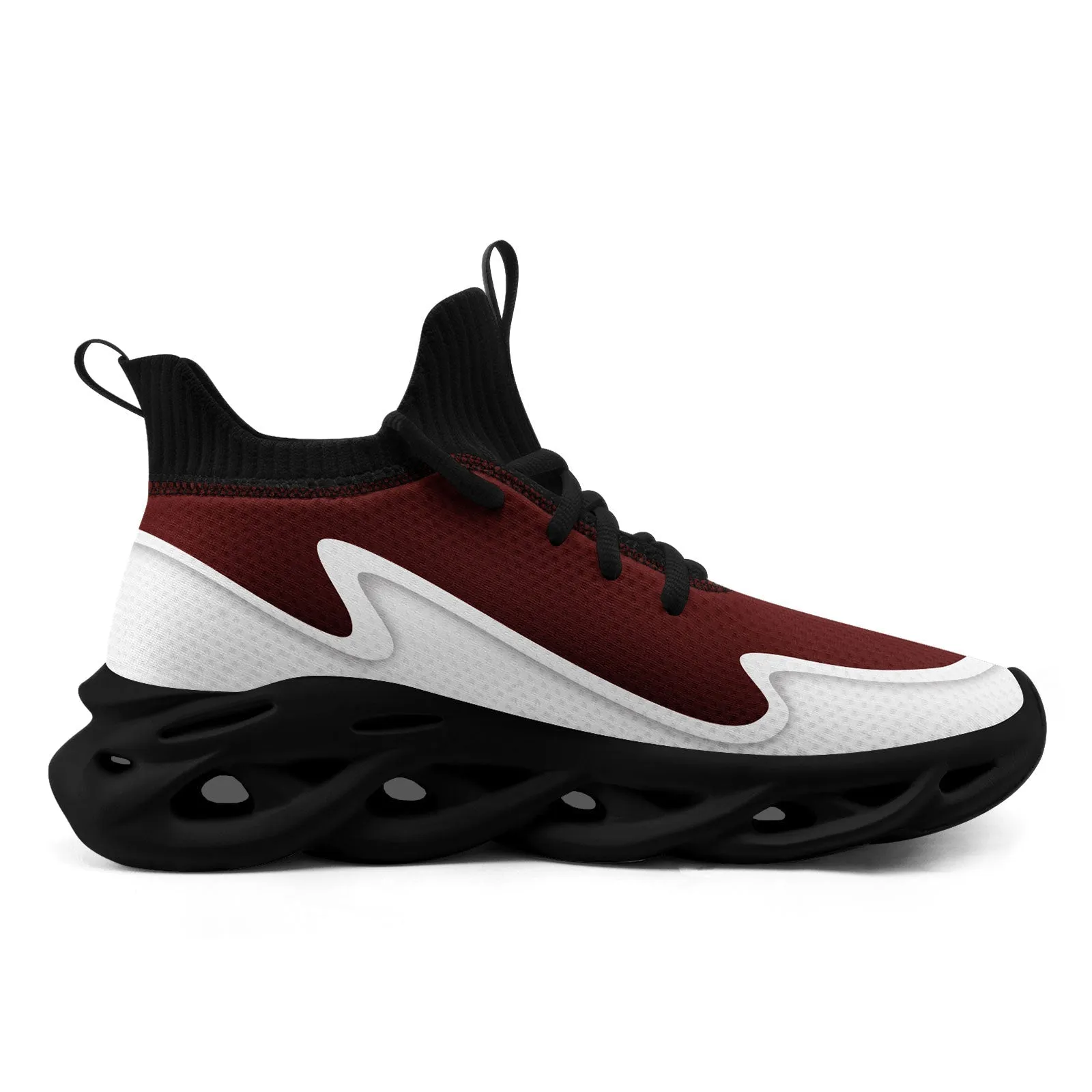 Custom Red White Maxsoul Shoes Personalized Sneaker FN030A-E020011-16