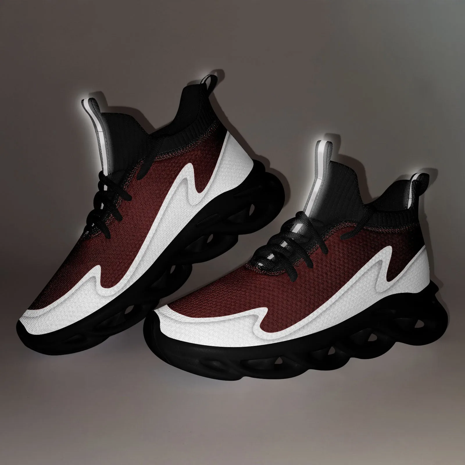 Custom Red White Maxsoul Shoes Personalized Sneaker FN030A-E020011-16